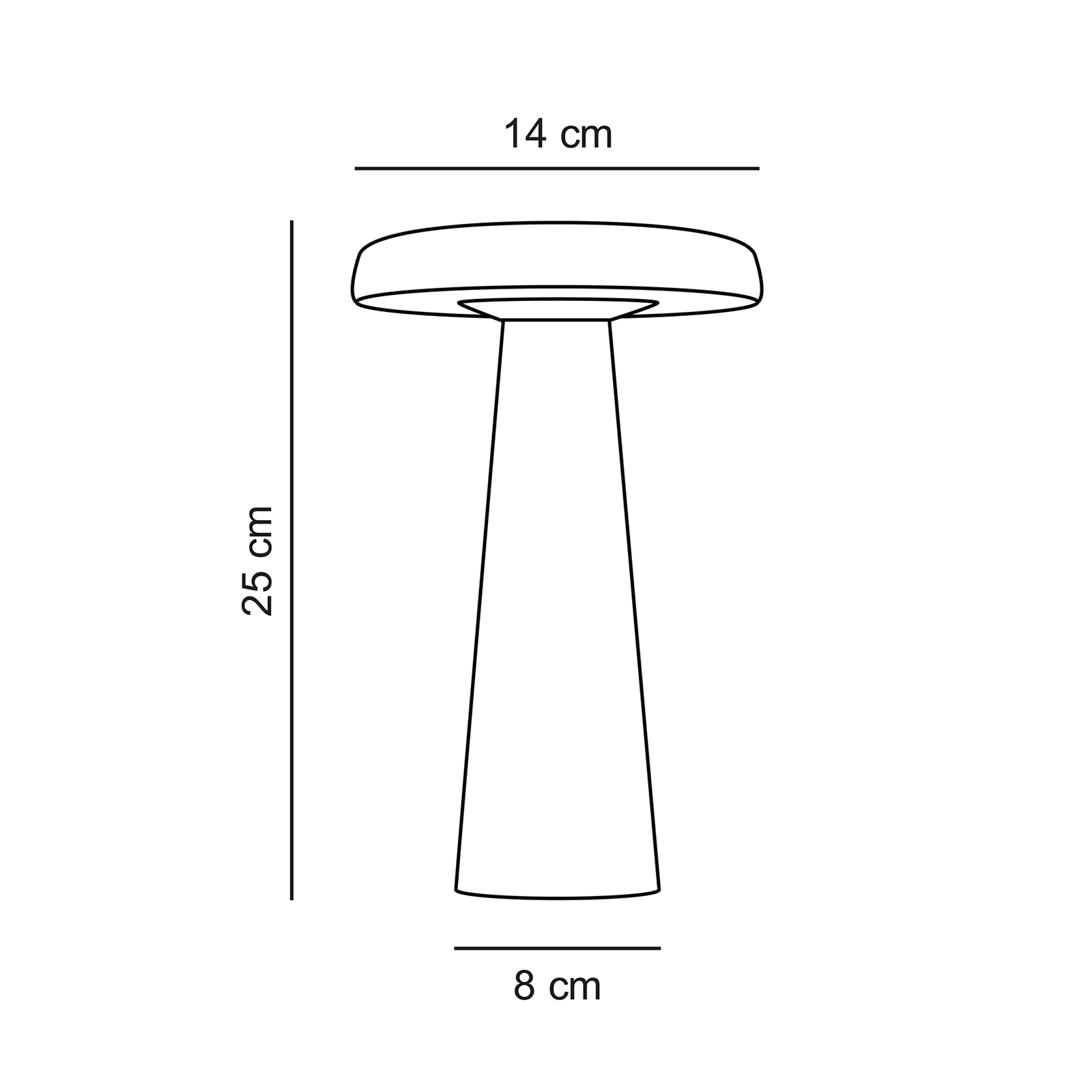 Dftp Arcello Portable Table Lamp IP54 阿切洛系列 可攜式充電桌燈