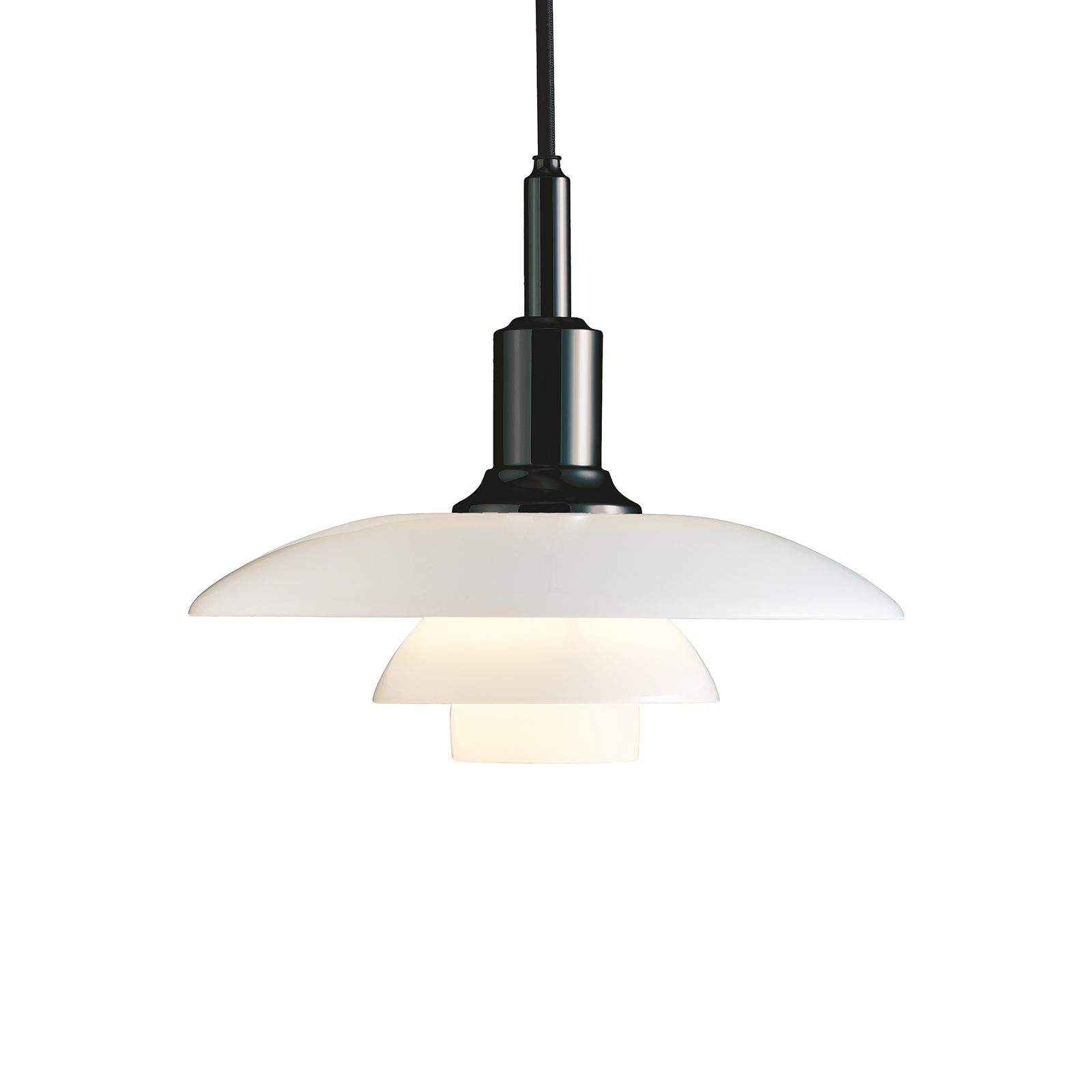Louis Poulsen PH 3/2 Glass Pendant Lamp 保羅漢寧森系列 玻璃貝殼 三層次吊燈 29 cm