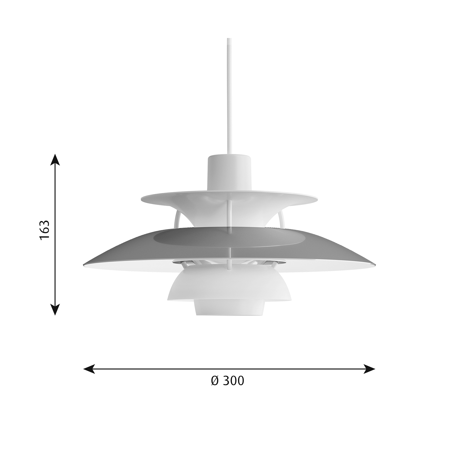 Louis Poulsen PH 5 Mini Suspension Lamp in Copper, Brass 保羅漢寧森系列 四層次吊燈 小尺寸 - 紅銅, 黃銅特殊款 30 cm