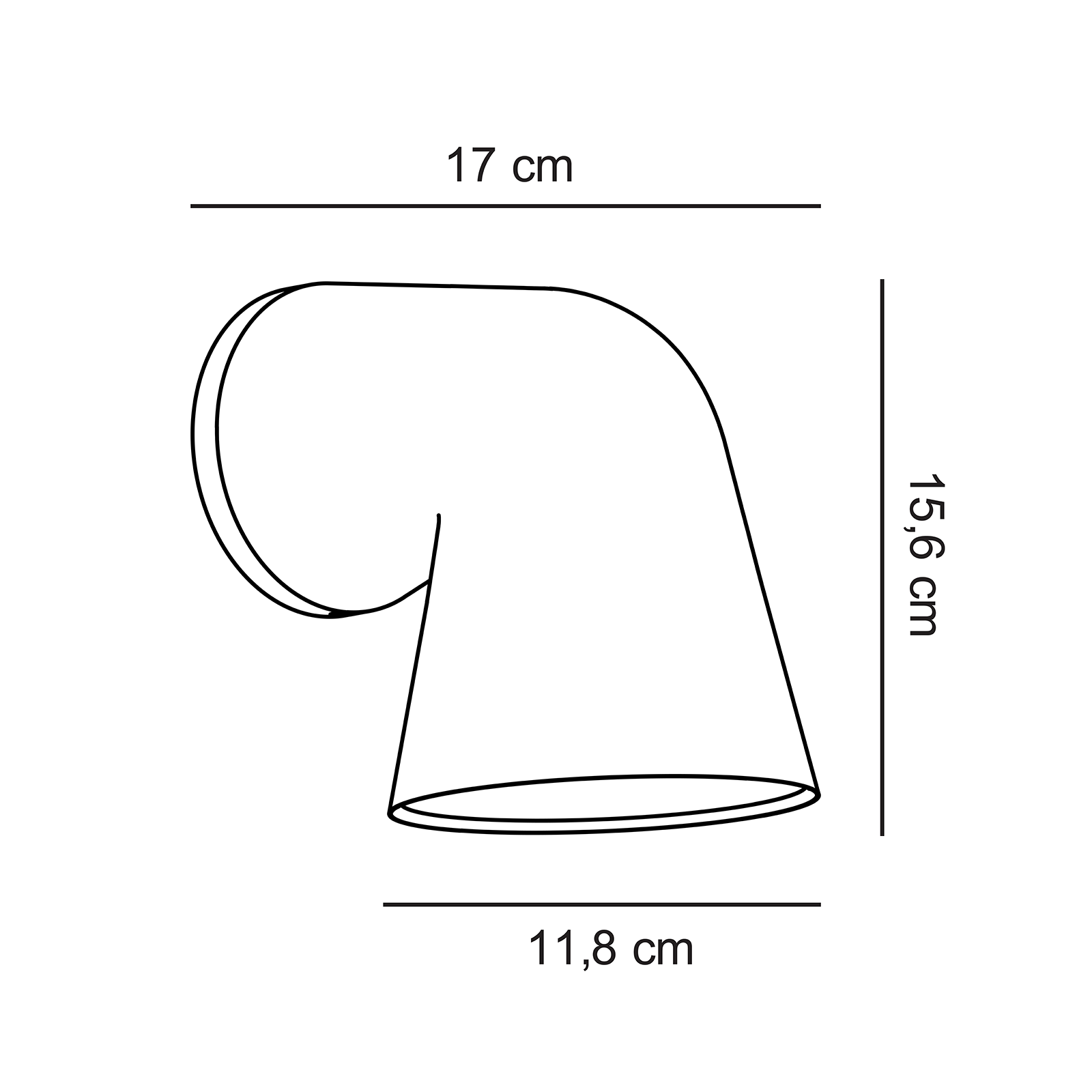 Nordlux Front Single Wall Lamp IP44 弗朗特系列 金屬錐管壁燈