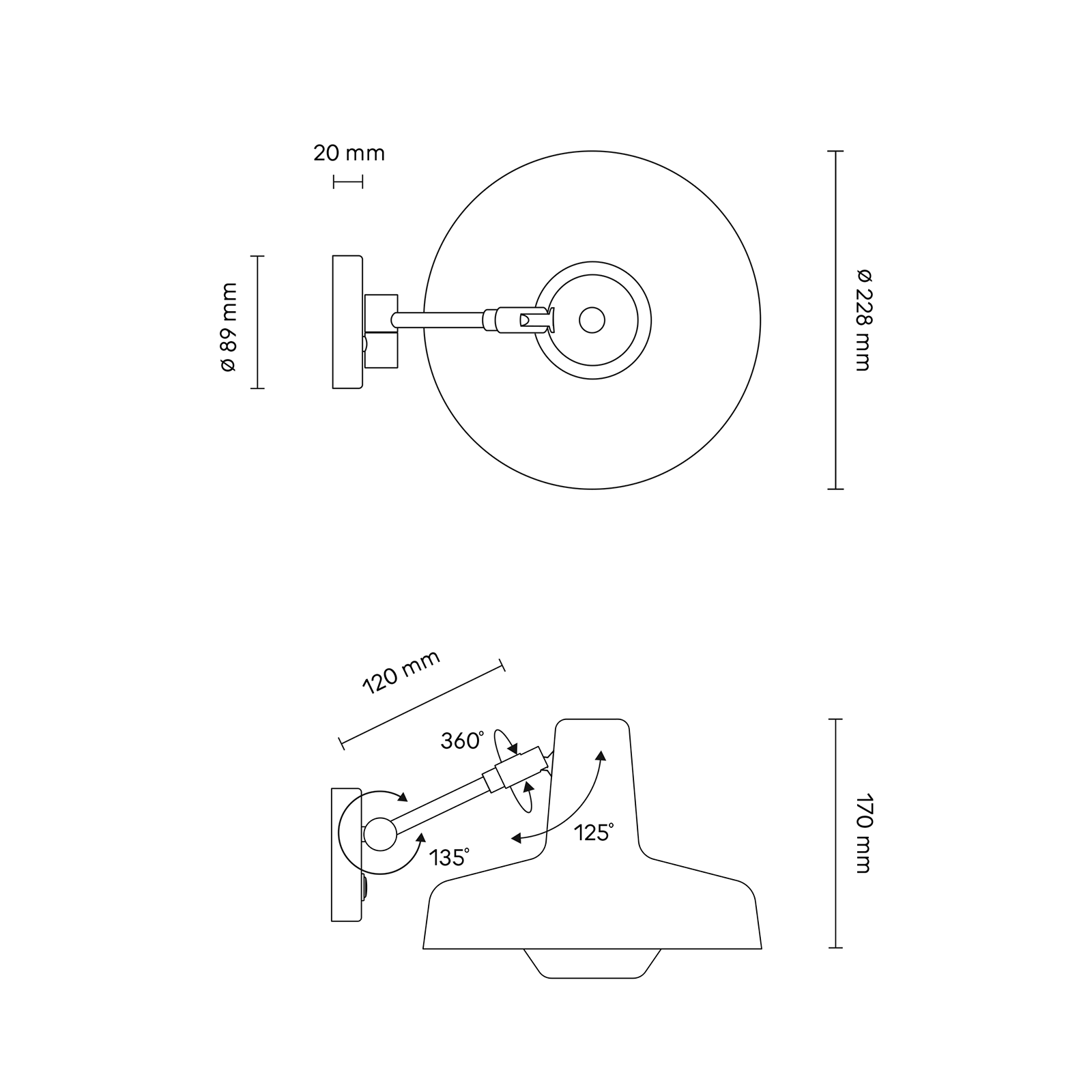 Grupa Arigato Wall Lamp Extra Short 致禮系列 金屬壁燈 - 短版款