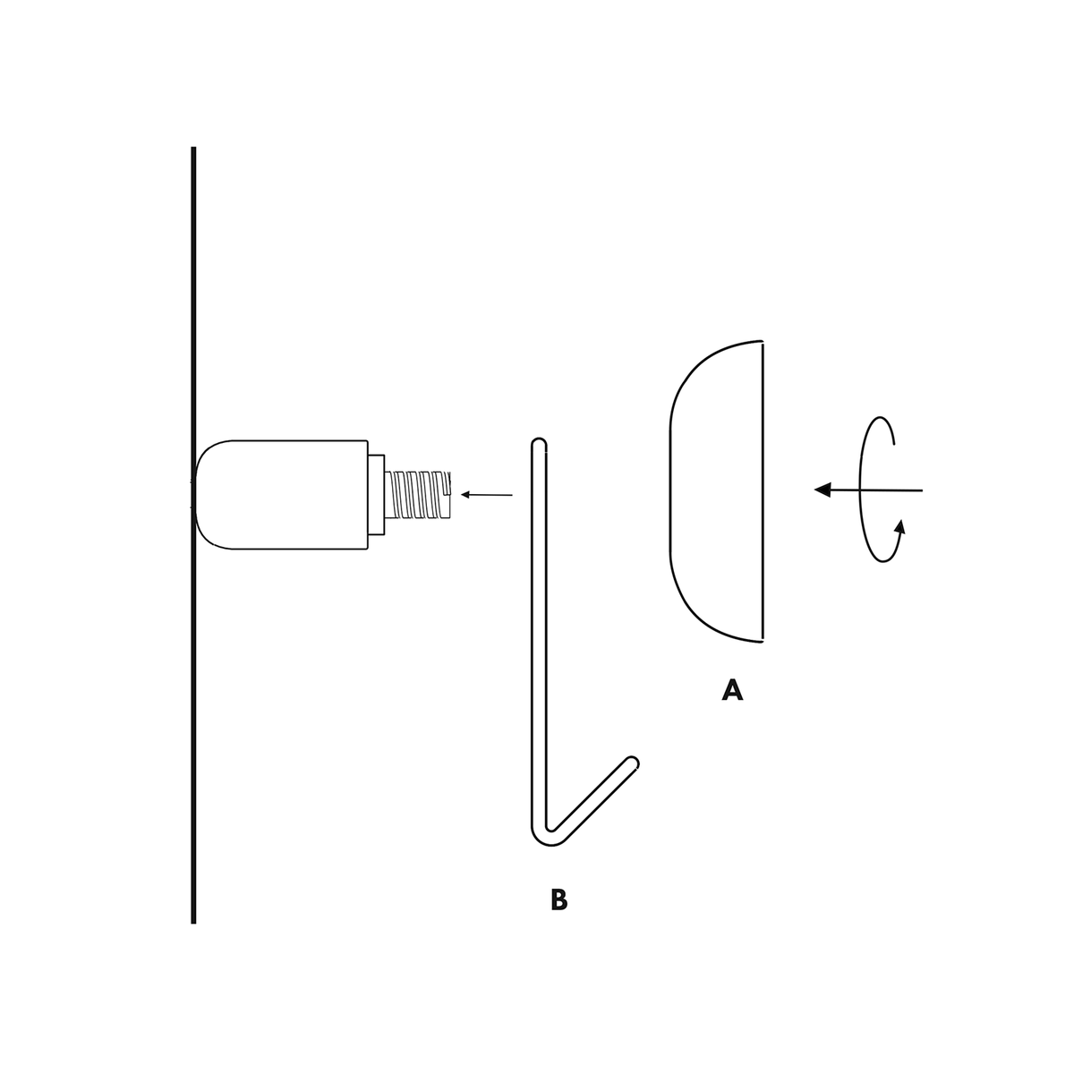 Woud Around Wall Hanger Large 依偎系列 原木壁面衣帽掛勾 大尺寸