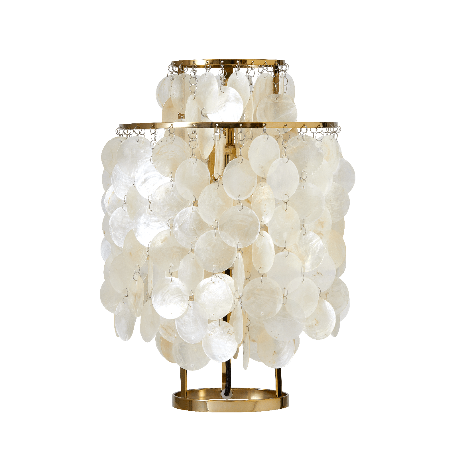 Verpan Fun 2TM Table Lamp 珍珠母貝 雙環桌燈