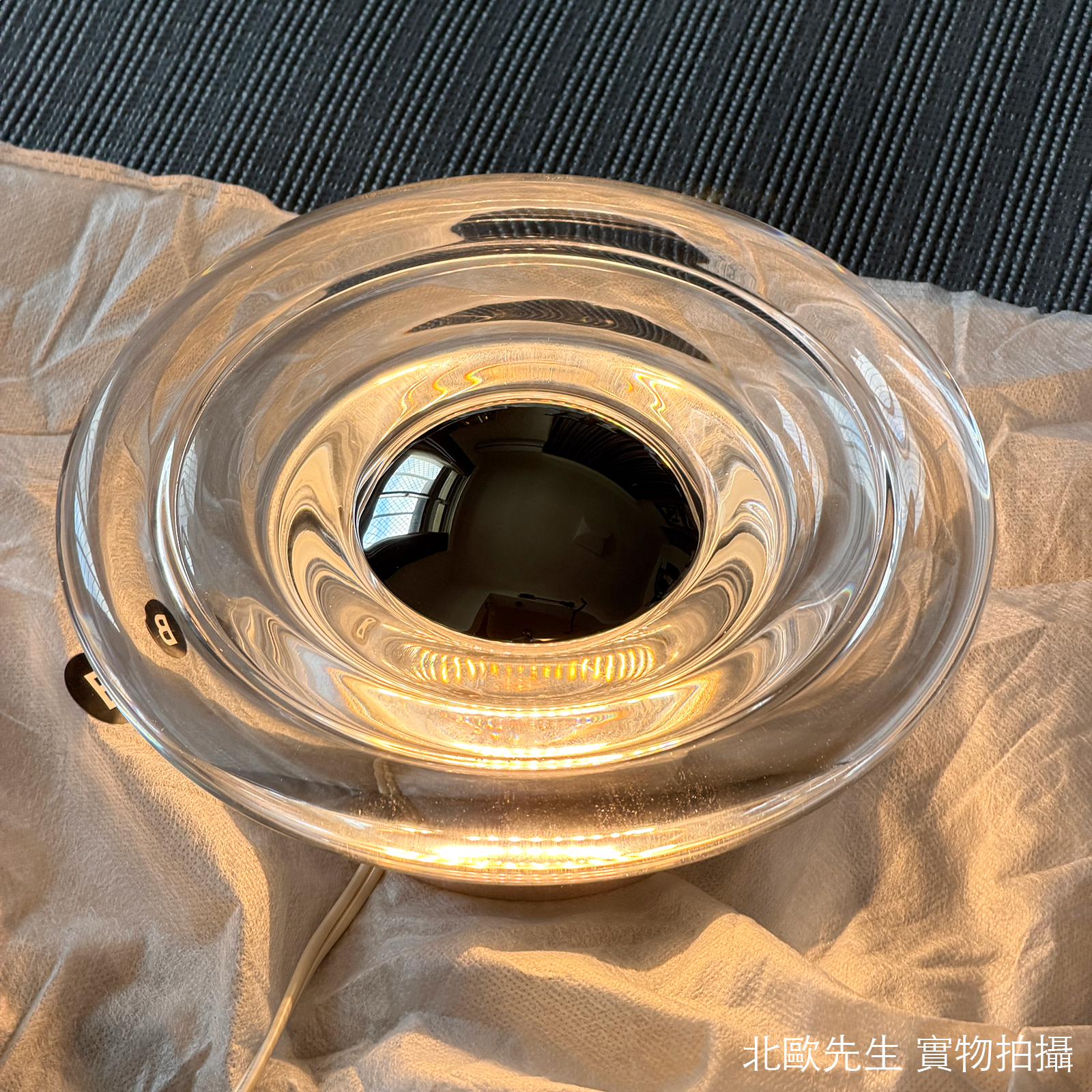 Tom Dixon Press Mini Surface LED Wall Lamp IP55 漣漪系列 玻璃壁燈 / 頂燈 - 小尺寸 21.5 cm