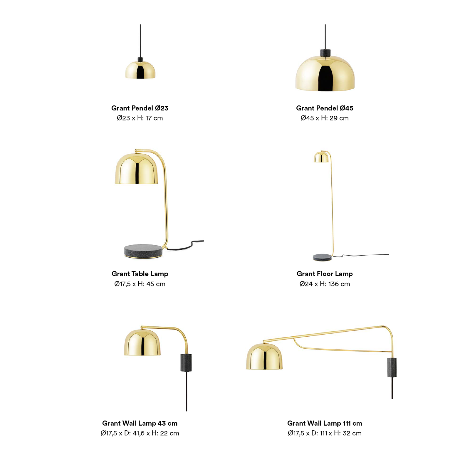 Normann Copenhagen Grant Wall Lamp 授予系列 短版壁燈