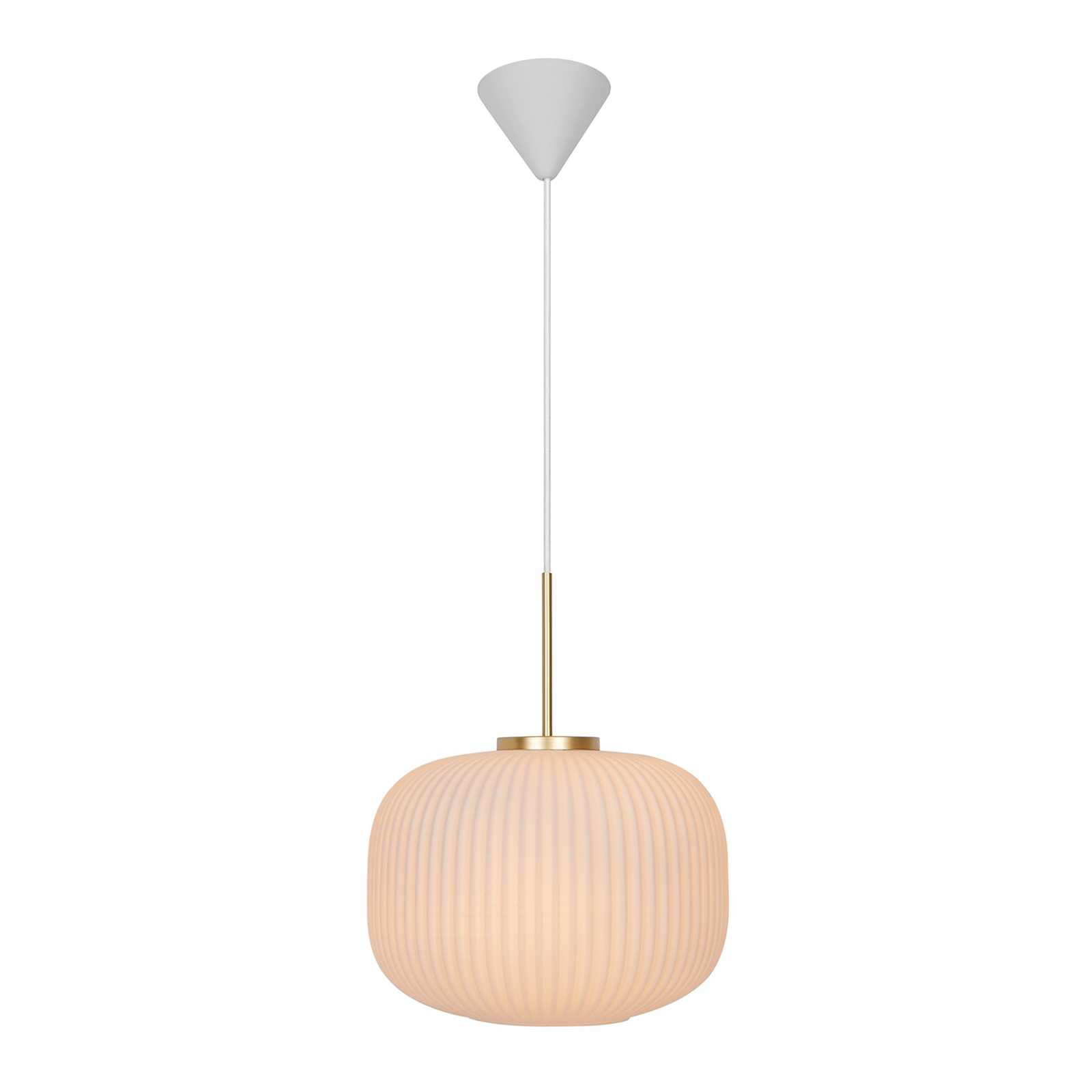 Nordlux Milford 30 Pendant 柔褶系列 玻璃吊燈 30 cm