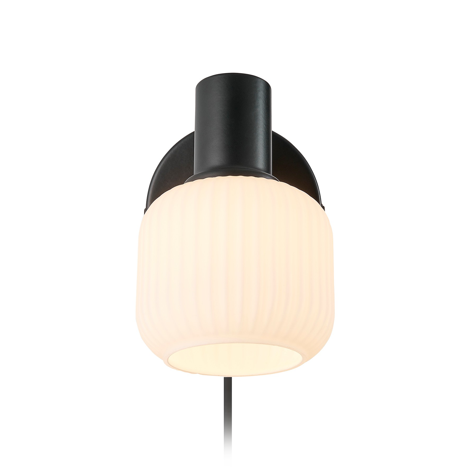 Nordlux Milford Mini Wall Lamp 柔褶系列 玻璃壁燈 - 小尺寸