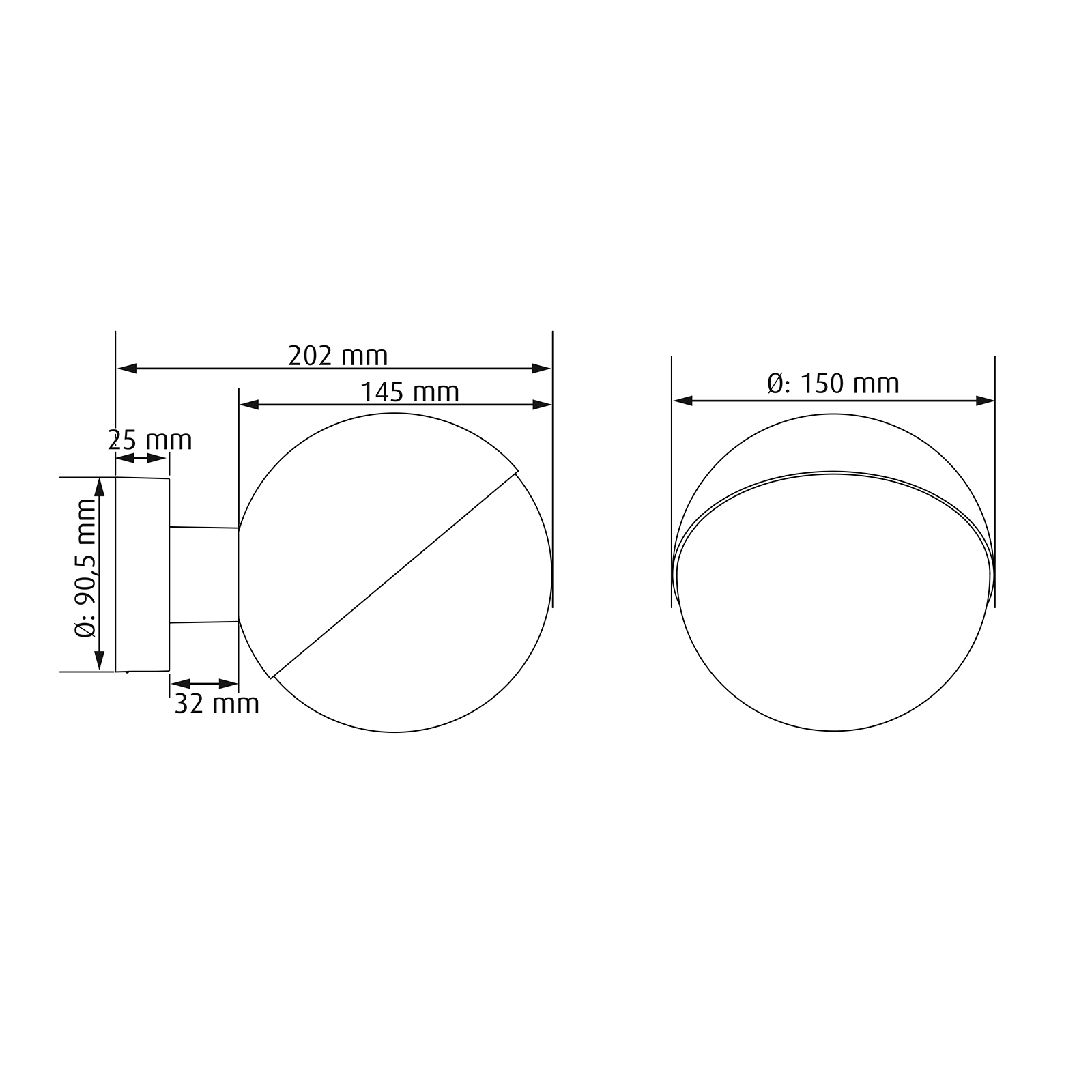 Louis Poulsen VL Studio 150 Wall Lamp 維爾勒系列 圓球壁燈 15 cm