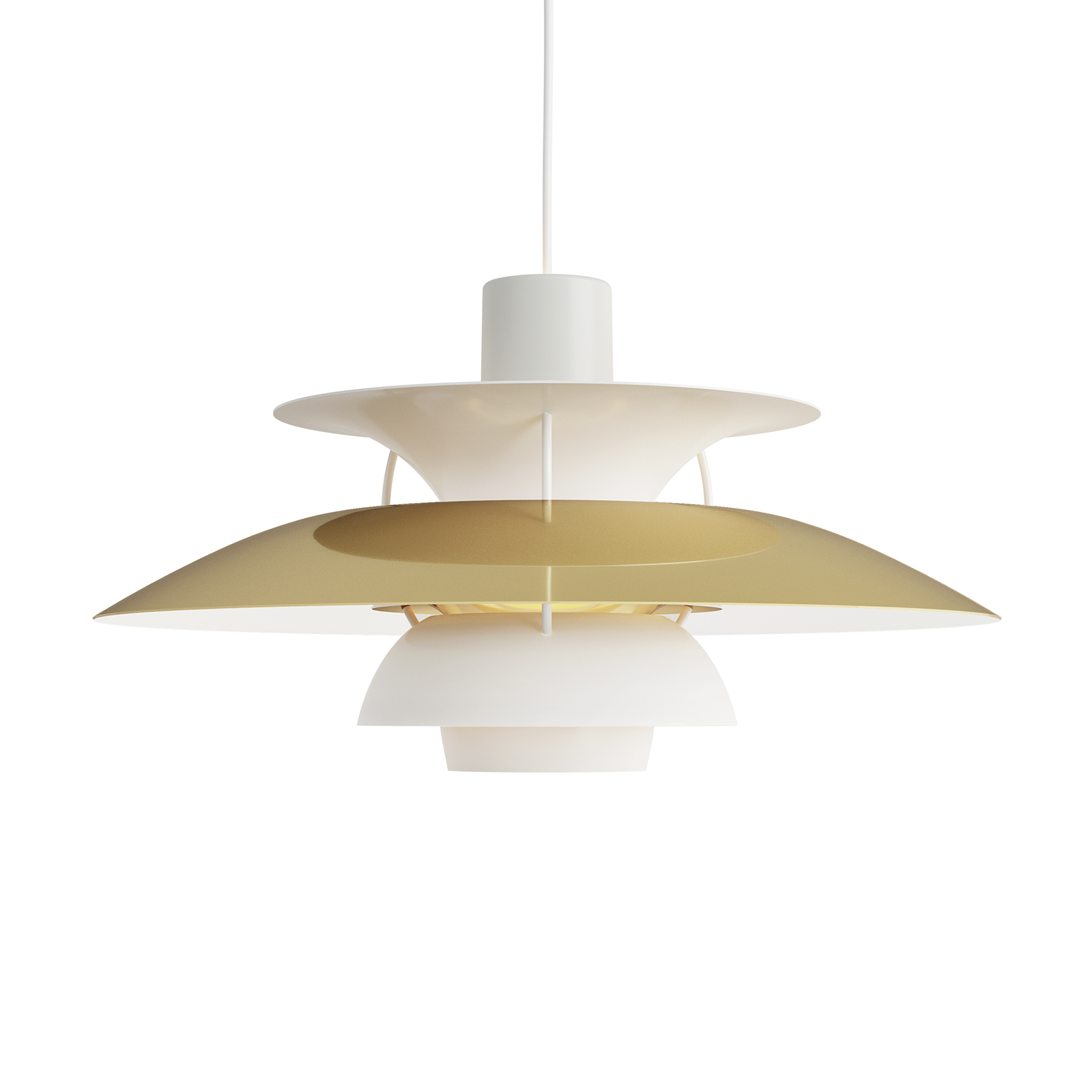 Louis Poulsen PH 5 Suspension Lamp in Copper, Brass 保羅漢寧森系列 四層次吊燈 - 紅銅, 黃銅特殊款 50 cm