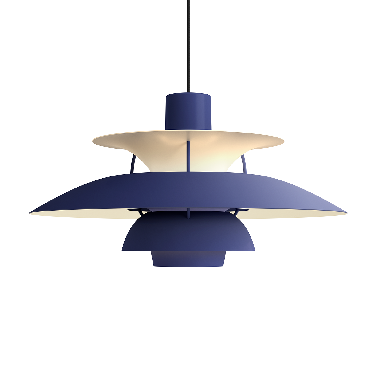Louis Poulsen PH 5 Suspension Lamp in Monochrome Colour 保羅漢寧森系列 四層次吊燈 - 純色系列 50 cm