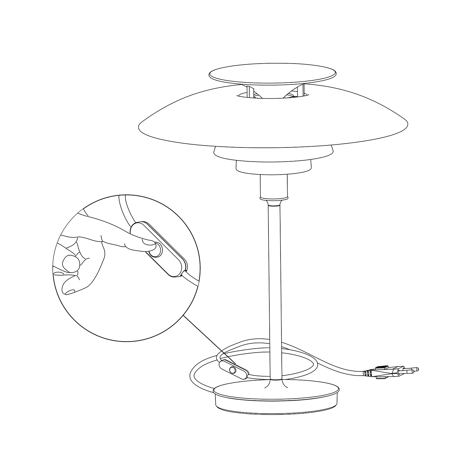 Louis Poulsen PH 80 Table Lamp 保羅漢寧森系列 經典四層次桌燈 32 cm