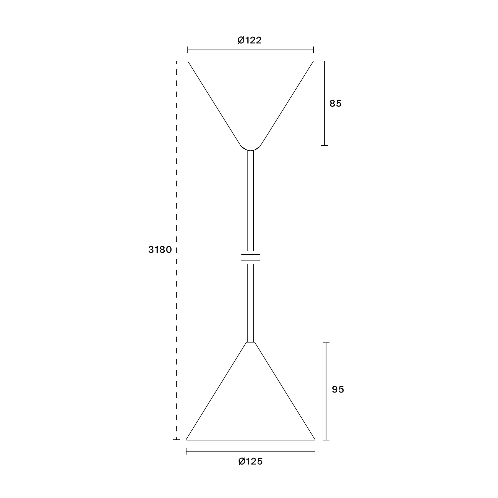 Pholc Apollo Zero Pendant 阿波羅系列 圓錐金屬吊燈