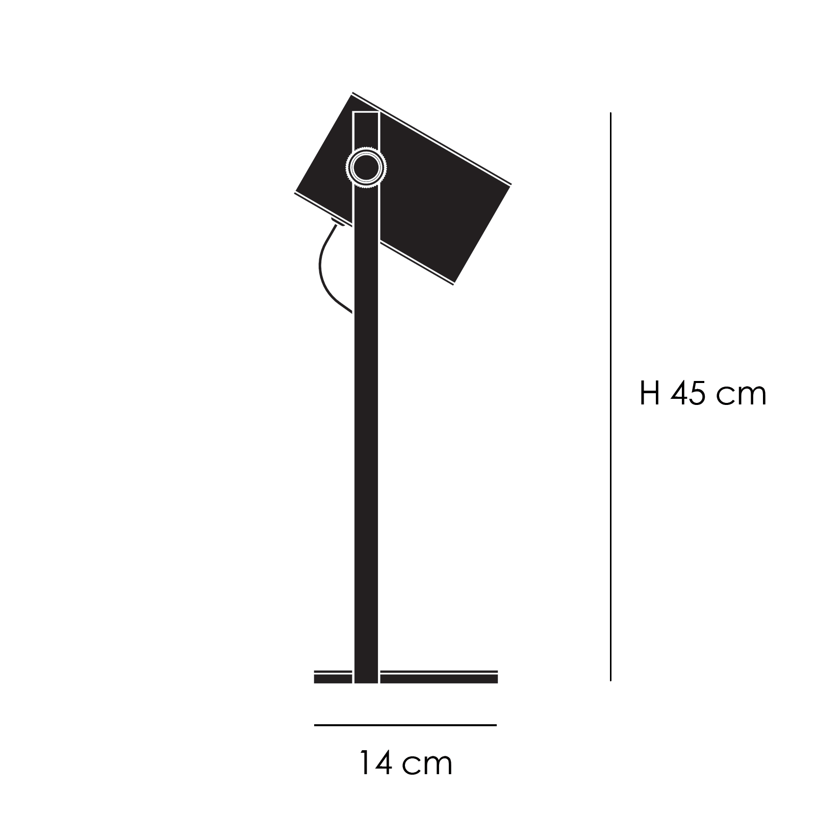 Frandsen BF Quadro Table Lamp 方影系列 金屬桌燈