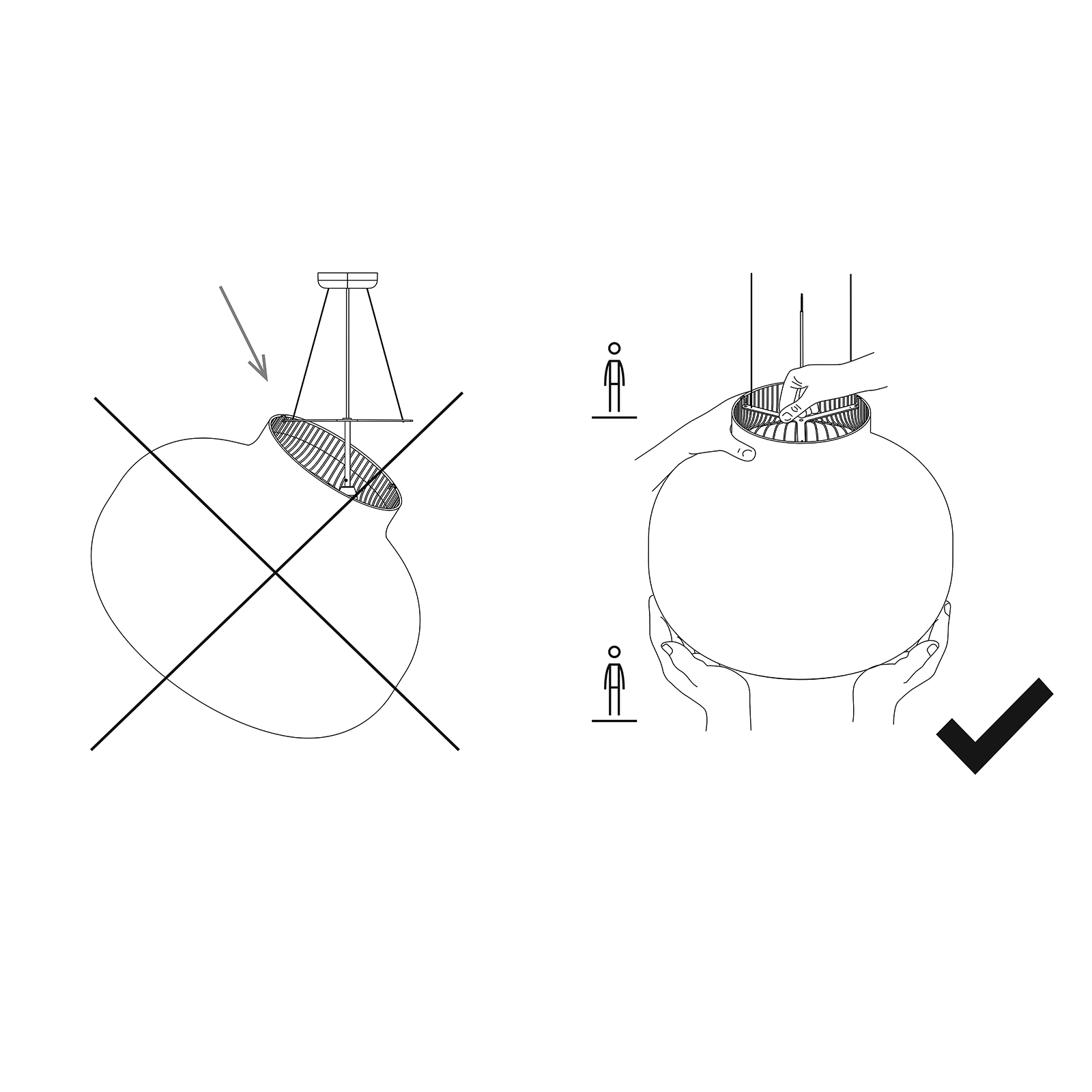 Muuto Strand Pendant Lamp Closed 雲朵系列 絲縷吊燈 - 圓球款 45 cm