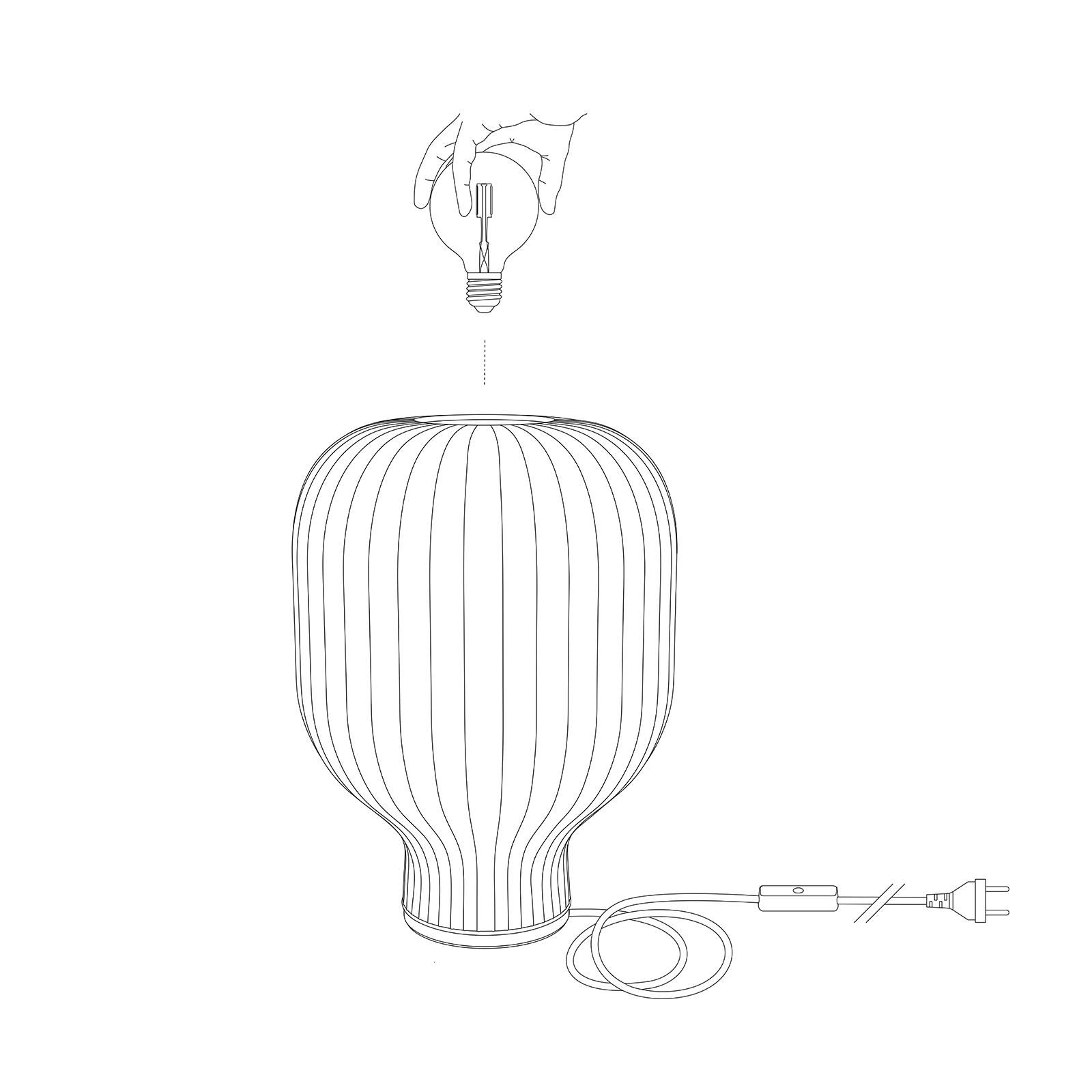 Muuto Strand Table Lamp 雲朵系列 絲縷桌燈