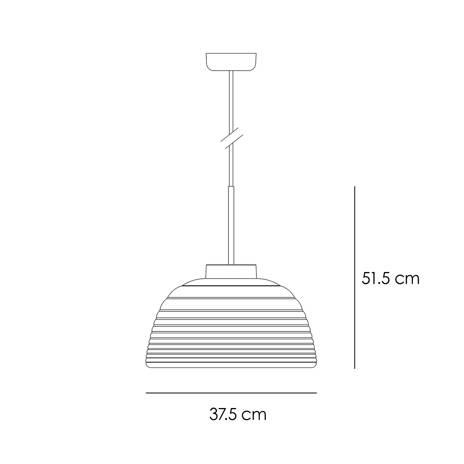Muuto Two Layer Pendant Lamp 雙層波紋系列 玻璃吊燈