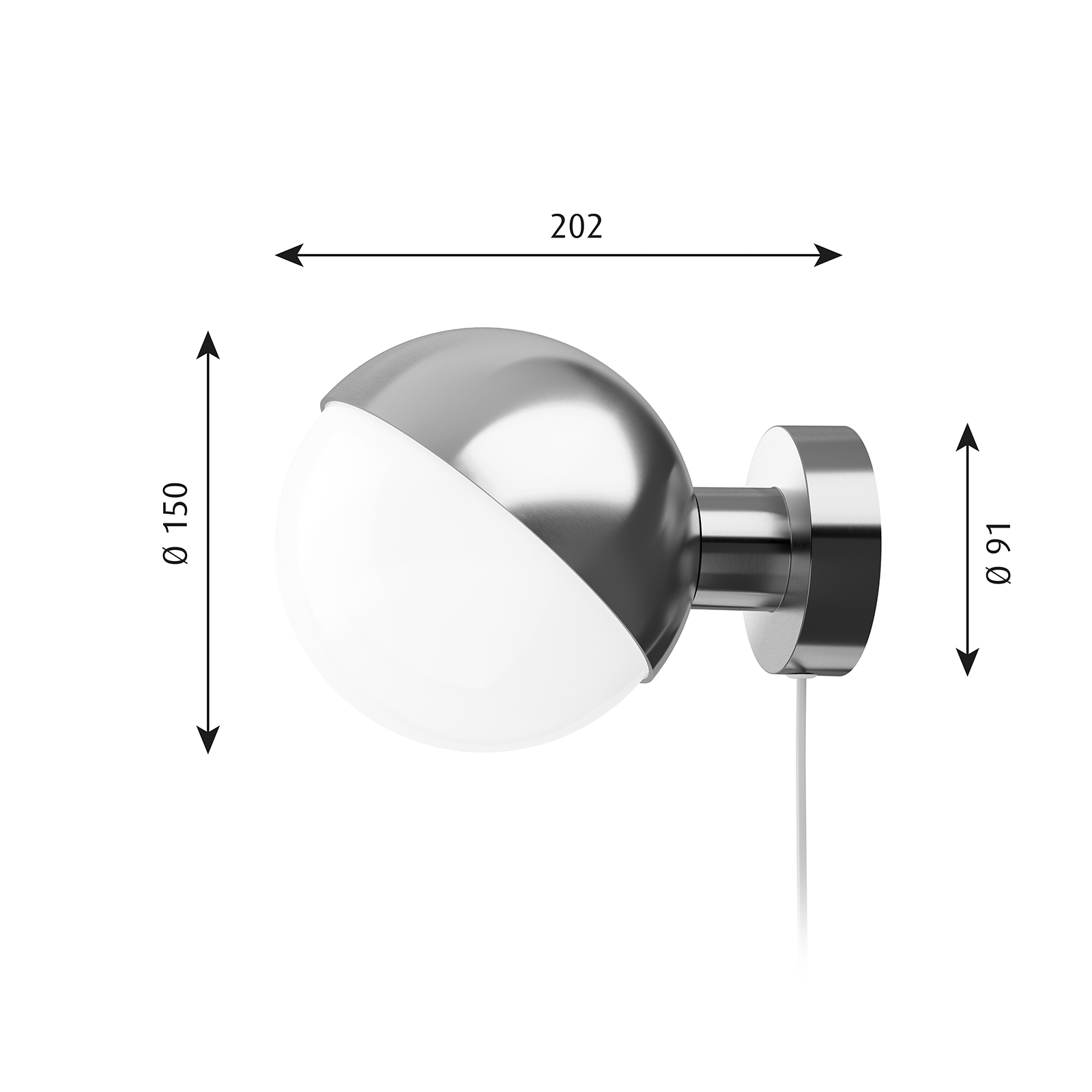 Louis Poulsen VL Studio 150 Wall Lamp 維爾勒系列 圓球壁燈 15 cm