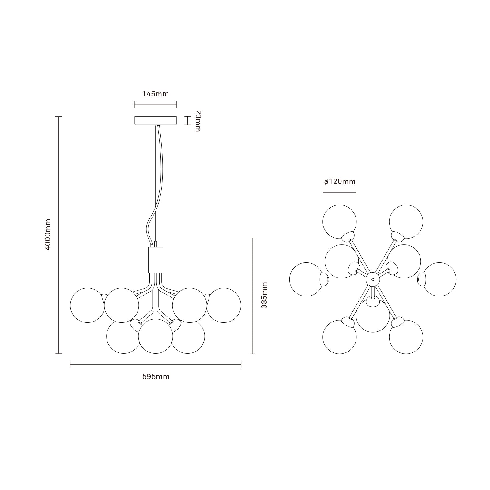 Nuura Apiales 9 Pendant Lamp 彼亞斯系列 吊燈 - 九燈款