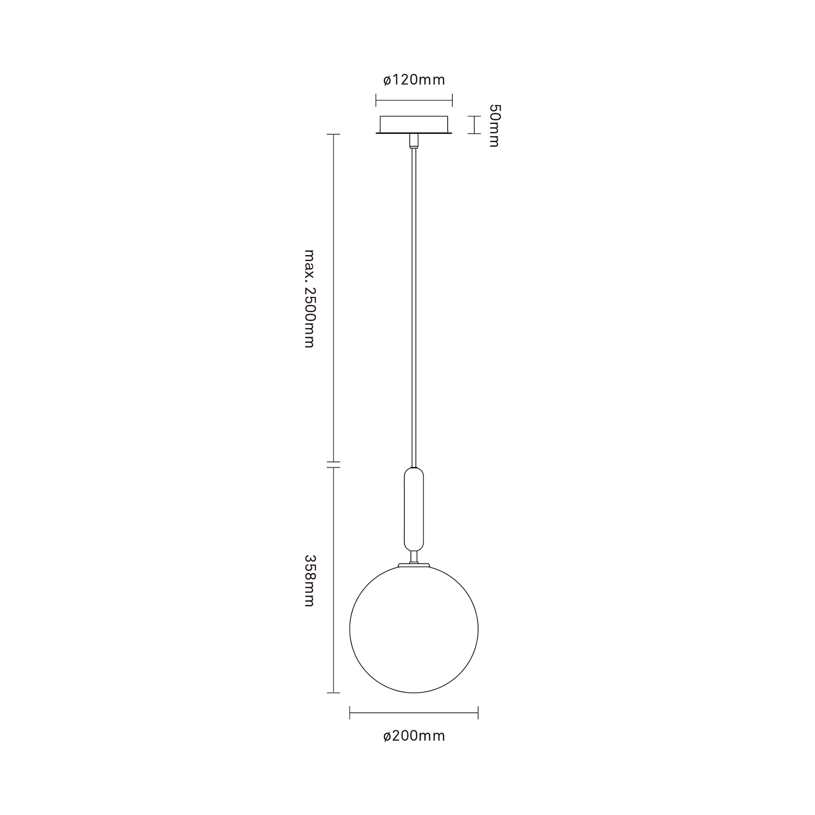 Nuura Miira 1 Pendant Large 米拉系列 圓球吊燈 - 大尺寸