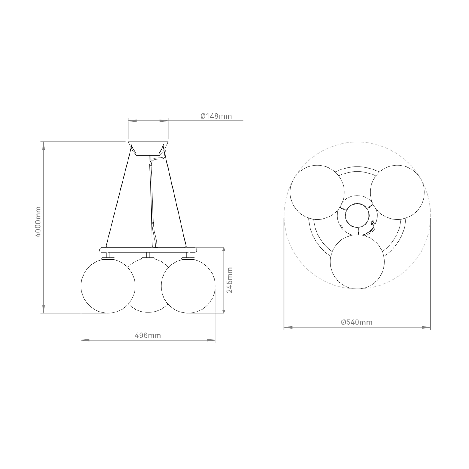 Nuura Miira 3 Circular Pendant 米拉系列 環形吊燈 - 三燈款