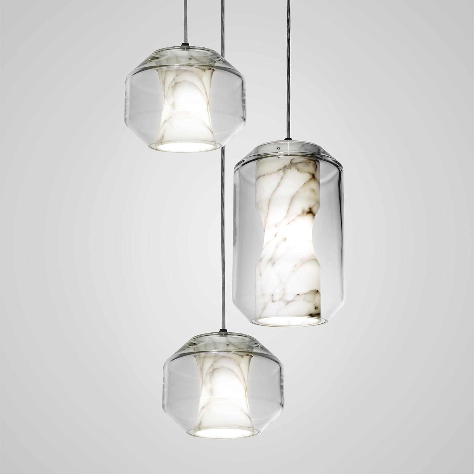 Lee Broom Chamber Pendant Large H26cm 大理石晶采系列 層次造型吊燈 - 大尺寸