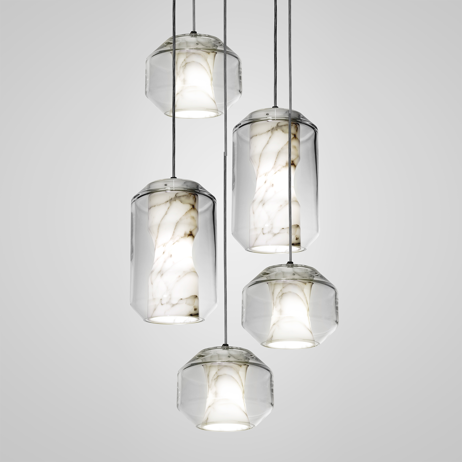 Lee Broom Chamber Pendant Large H26cm 大理石晶采系列 層次造型吊燈 - 大尺寸