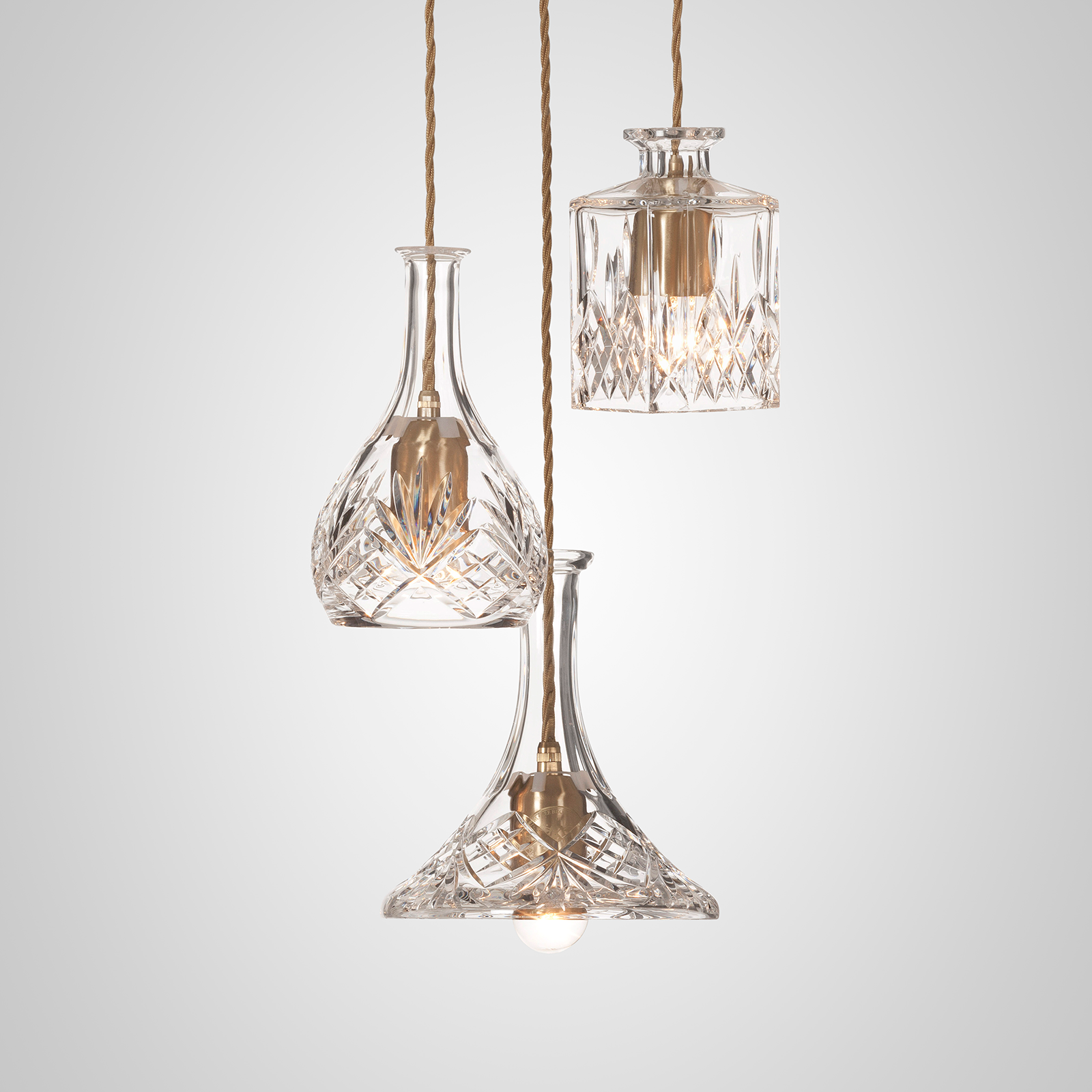 Lee Broom Bell Decanterlight Pendant Light 14cm 晶漾系列 網紋切割造型吊燈 - 吊鐘款