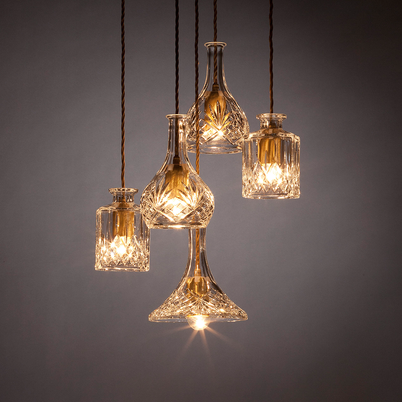 Lee Broom Square Decanterlight Pendant Light 10cm 晶漾系列 網紋切割造型吊燈 - 方正款