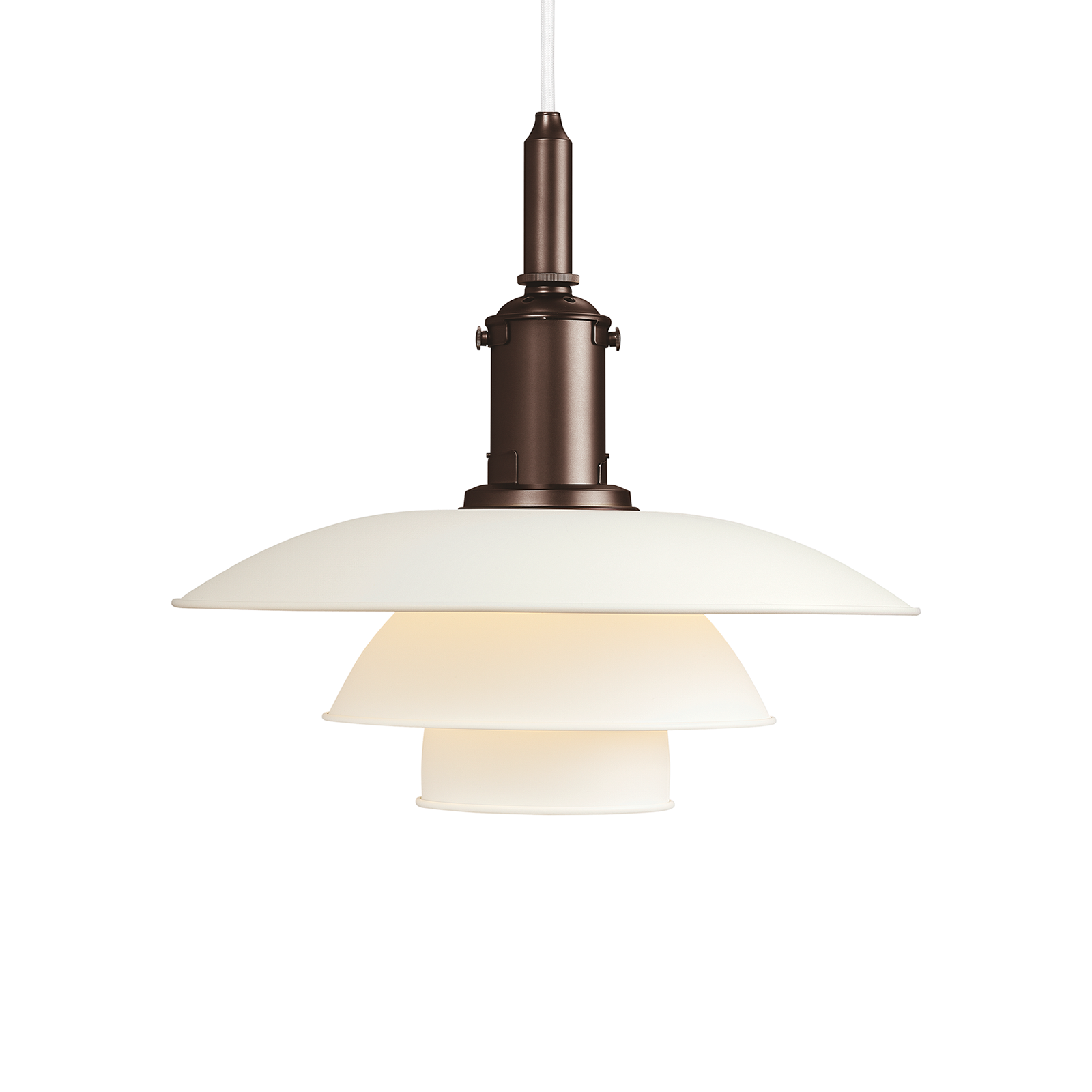 Louis Poulsen PH 3½-3 Pendant Lamp 保羅漢寧森系列 金屬貝殼 三層次吊燈 33 cm