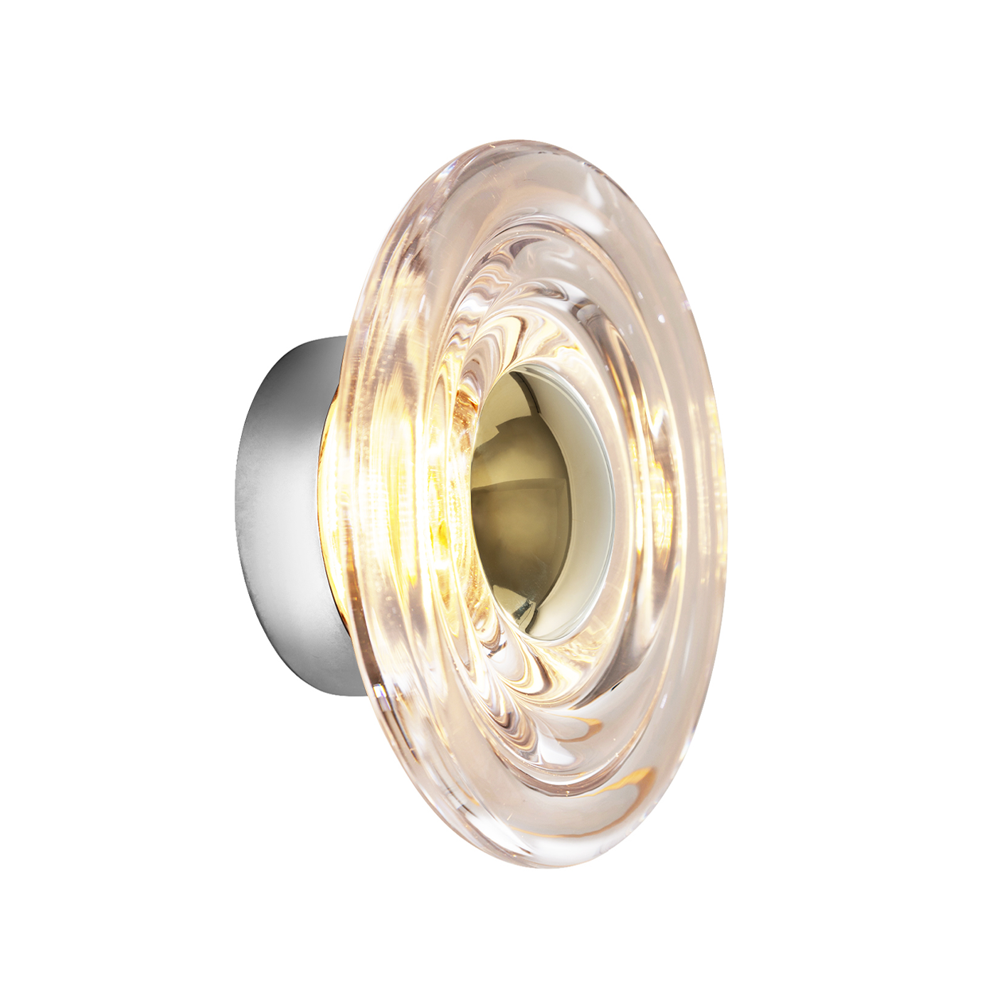 Tom Dixon Press Mini Surface LED Wall Lamp IP55 漣漪系列 玻璃壁燈 / 頂燈 - 小尺寸 21.5 cm