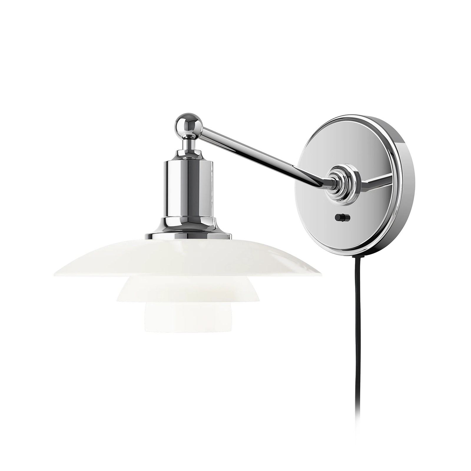 Louis Poulsen Ph 2/1 Glass Wall Lamp 保羅漢寧森系列 玻璃貝殼 三層次壁燈 20 cm
