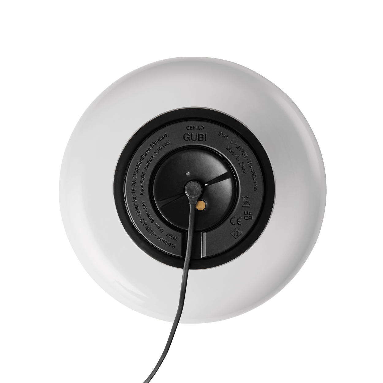 Gubi Obello Portable Table Lamp IP44 蕈狀雲系列 充電式桌燈
