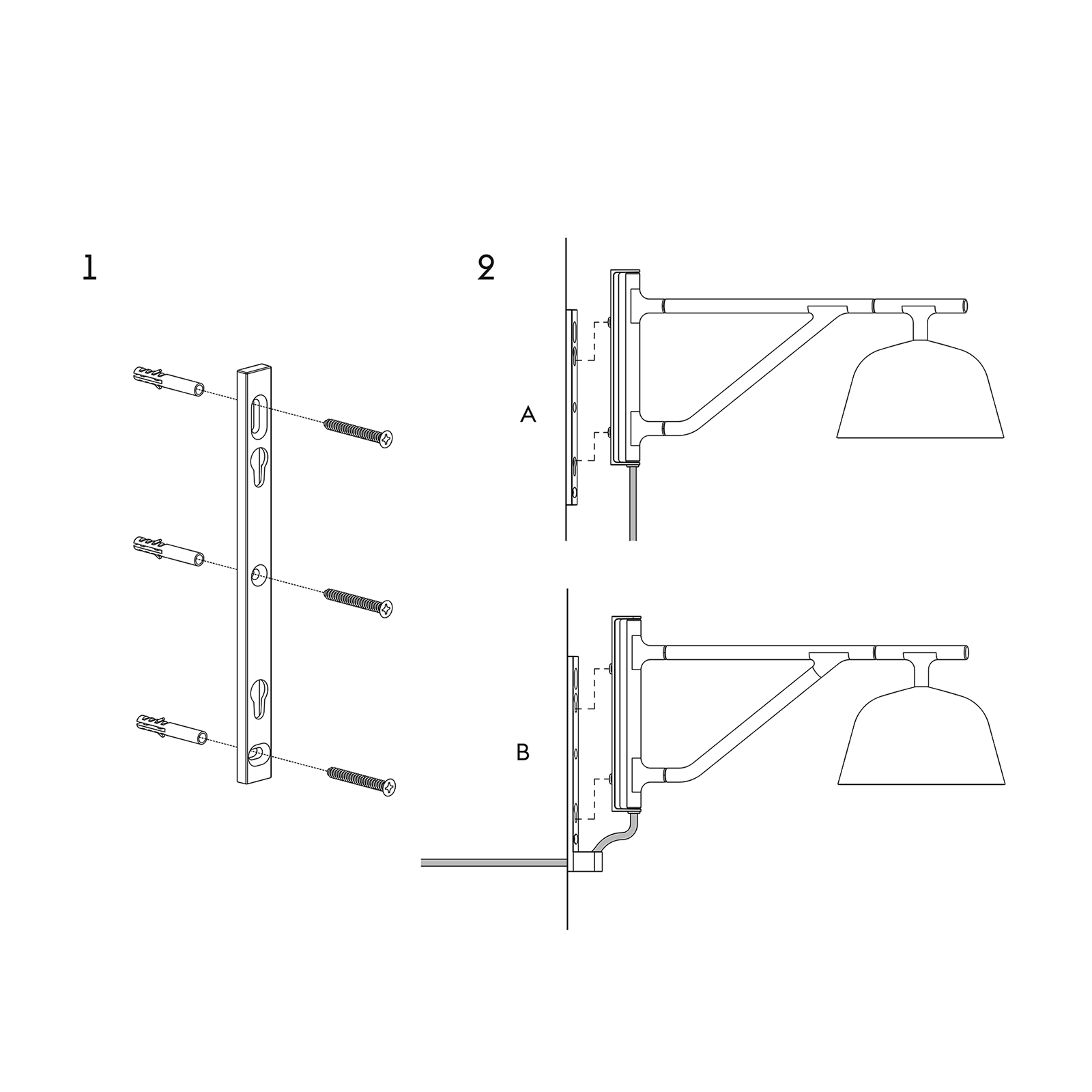 Muuto Ambit Wall Lamp 邊境系列 可擺動 金屬壁燈