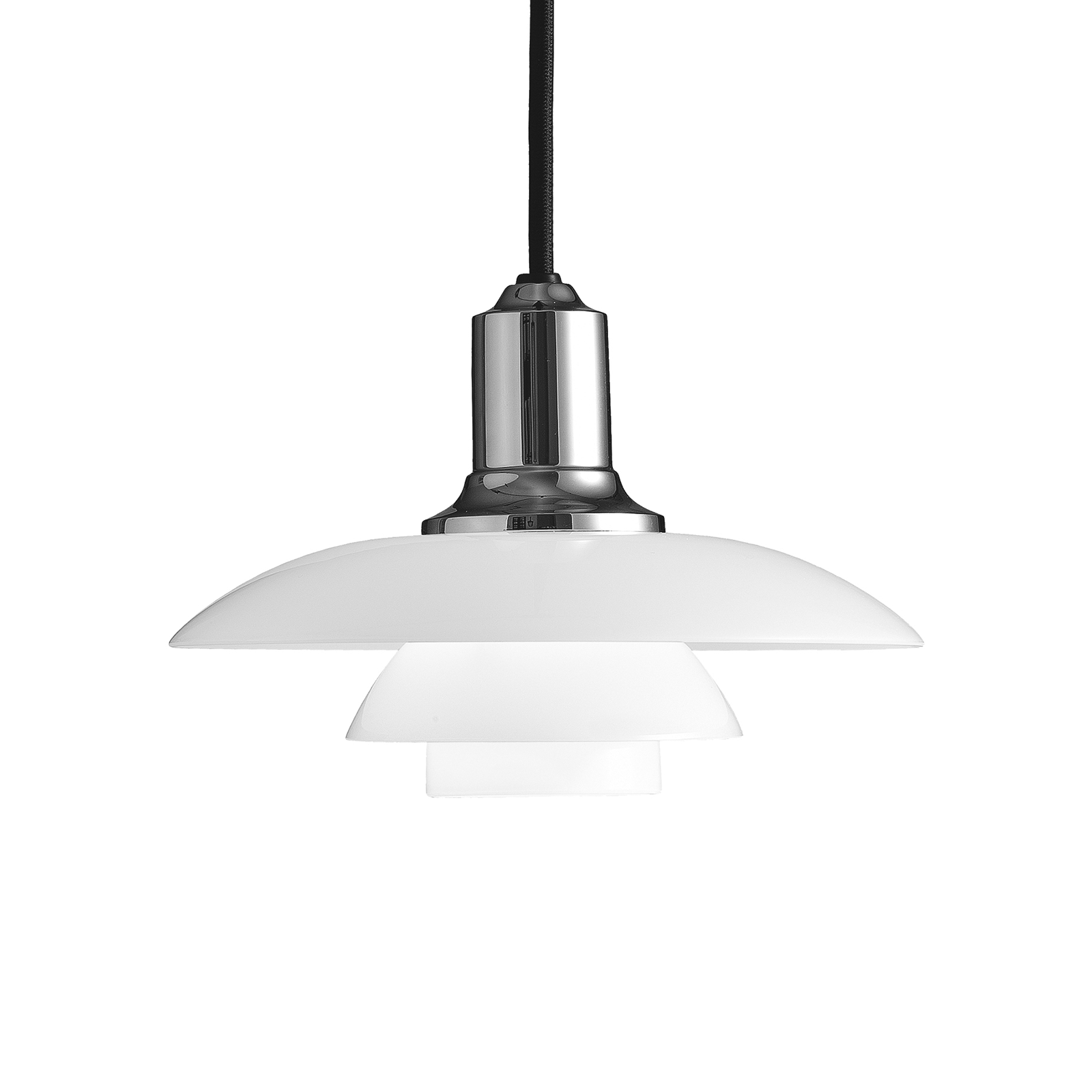 Louis Poulsen PH 2/1 Glass Pendant Lamp 保羅漢寧森系列 玻璃貝殼 三層次吊燈 20 cm