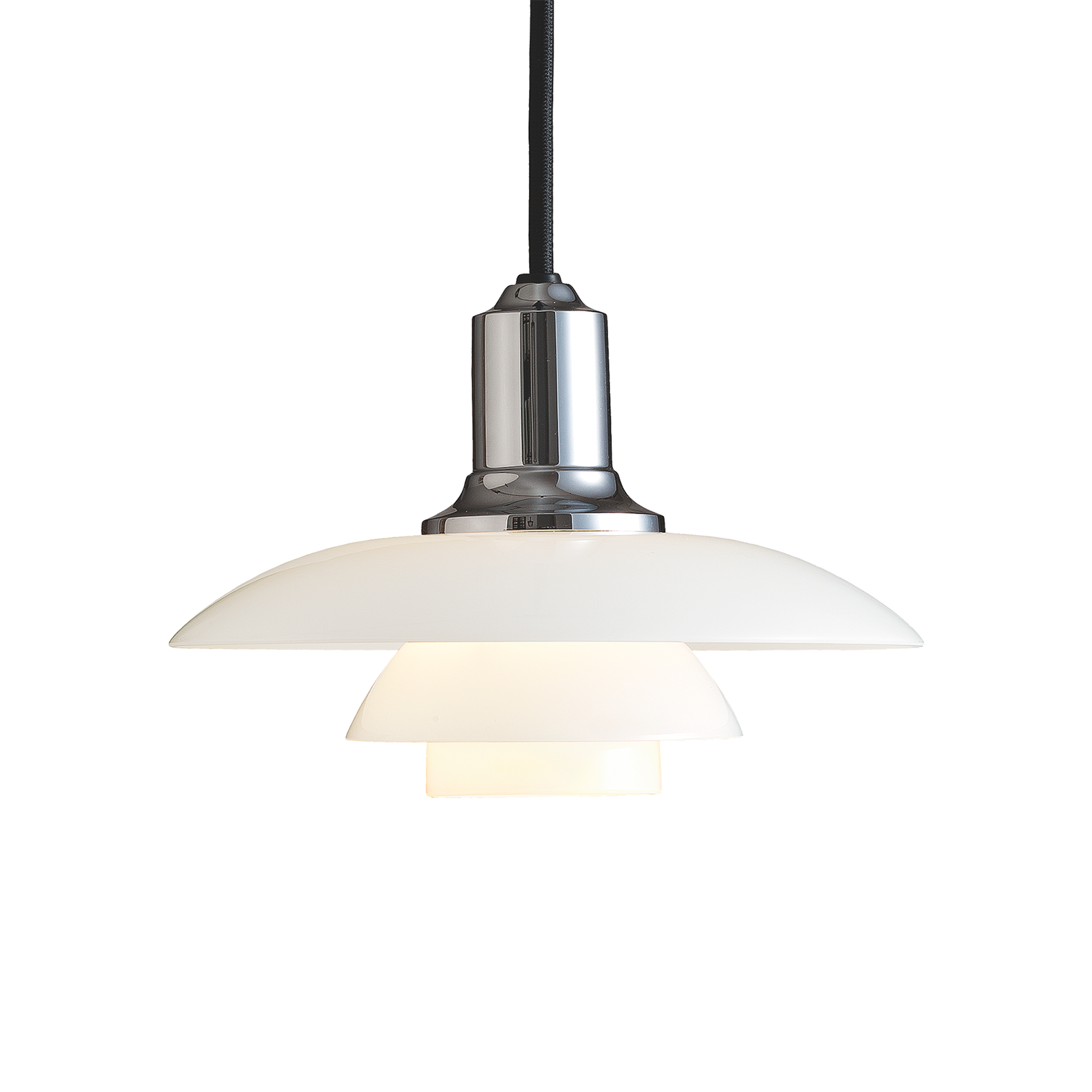 Louis Poulsen PH 2/1 Glass Pendant Lamp 保羅漢寧森系列 玻璃貝殼 三層次吊燈 20 cm