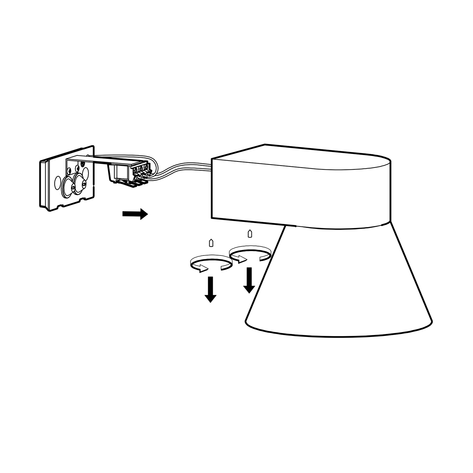 Nordlux Kyklop Cone Wall Lamp IP54 圓眼系列 錐形壁燈