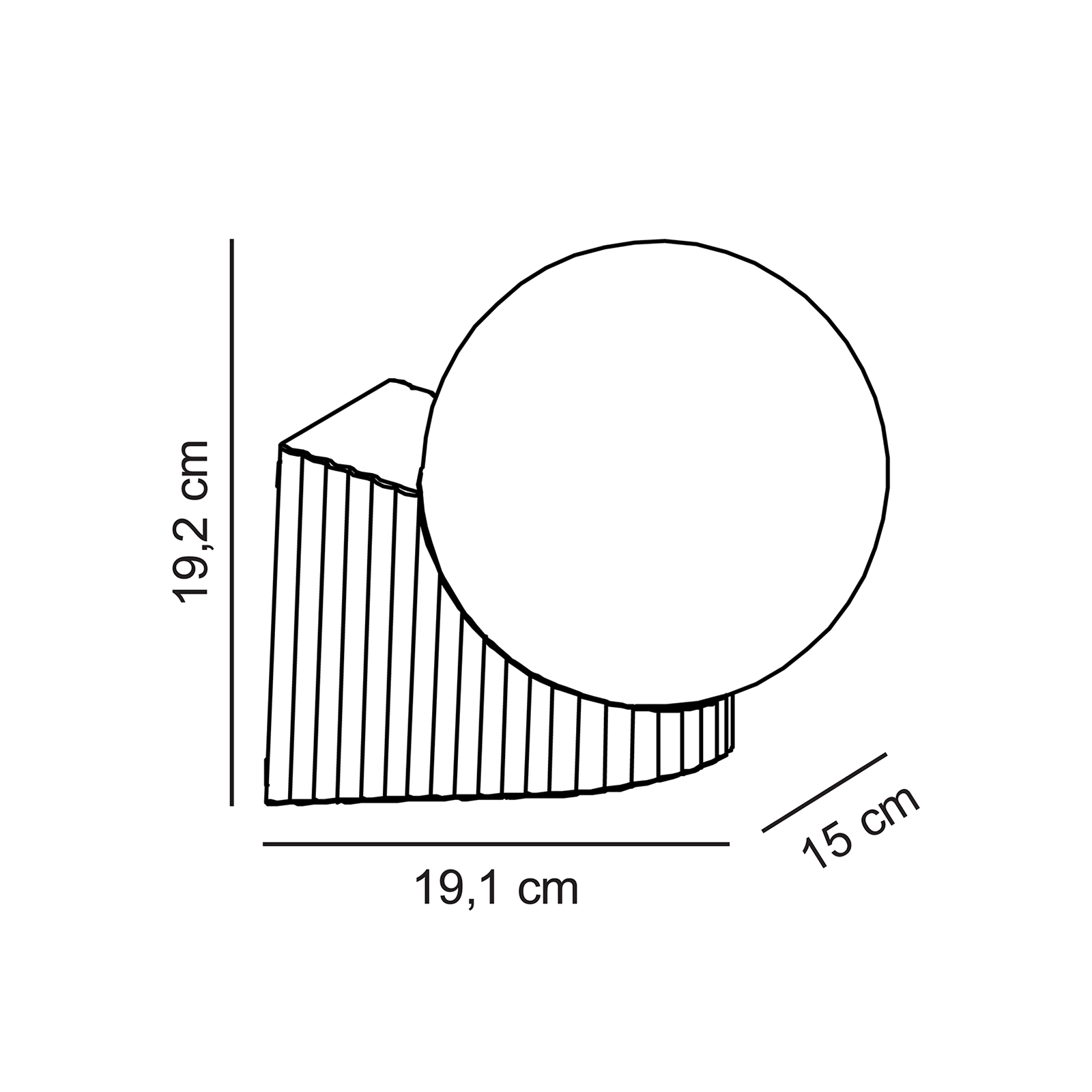 Nordlux Hayley Wall Lamp IP44 海莉系列 圓球壁燈