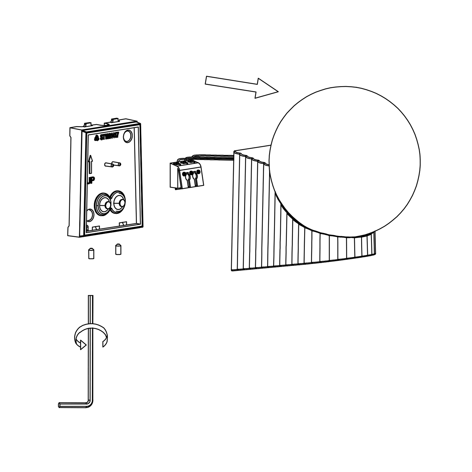 Nordlux Hayley Wall Lamp IP44 海莉系列 圓球壁燈