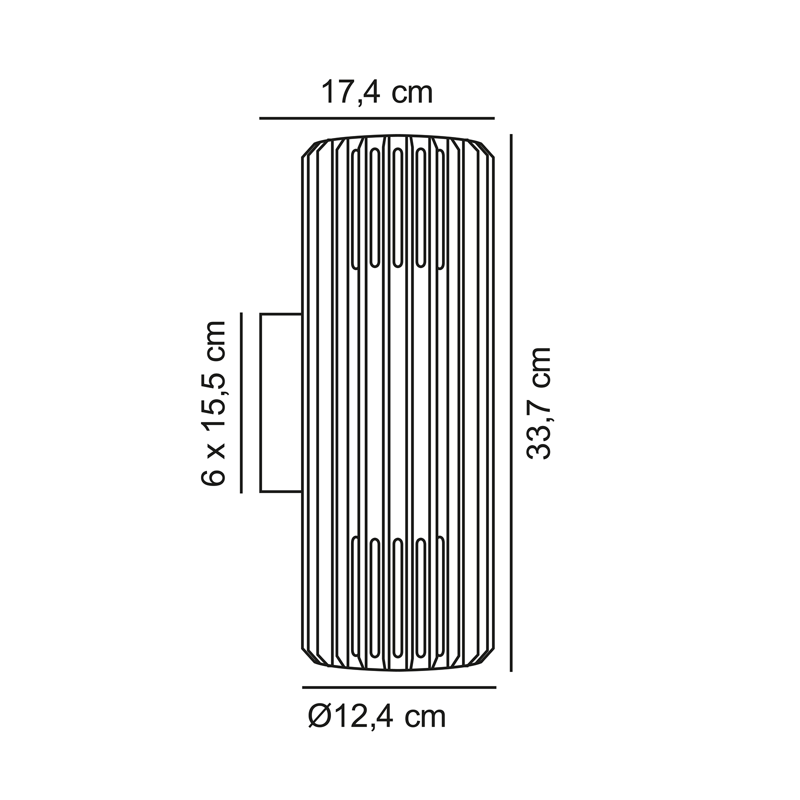 Nordlux Aludra Double Wall Lamp IP54 疊影系列 耐海風 金屬壁燈 - 雙燈款