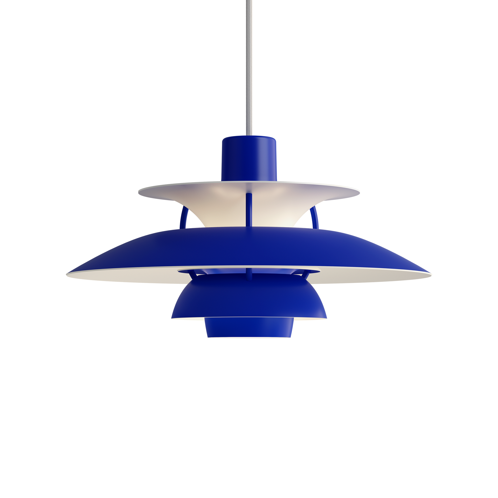 Louis Poulsen PH 5 Mini Suspension Lamp in Monochrome Colour 保羅漢寧森系列 四層次吊燈 小尺寸 - 純色系列 30 cm