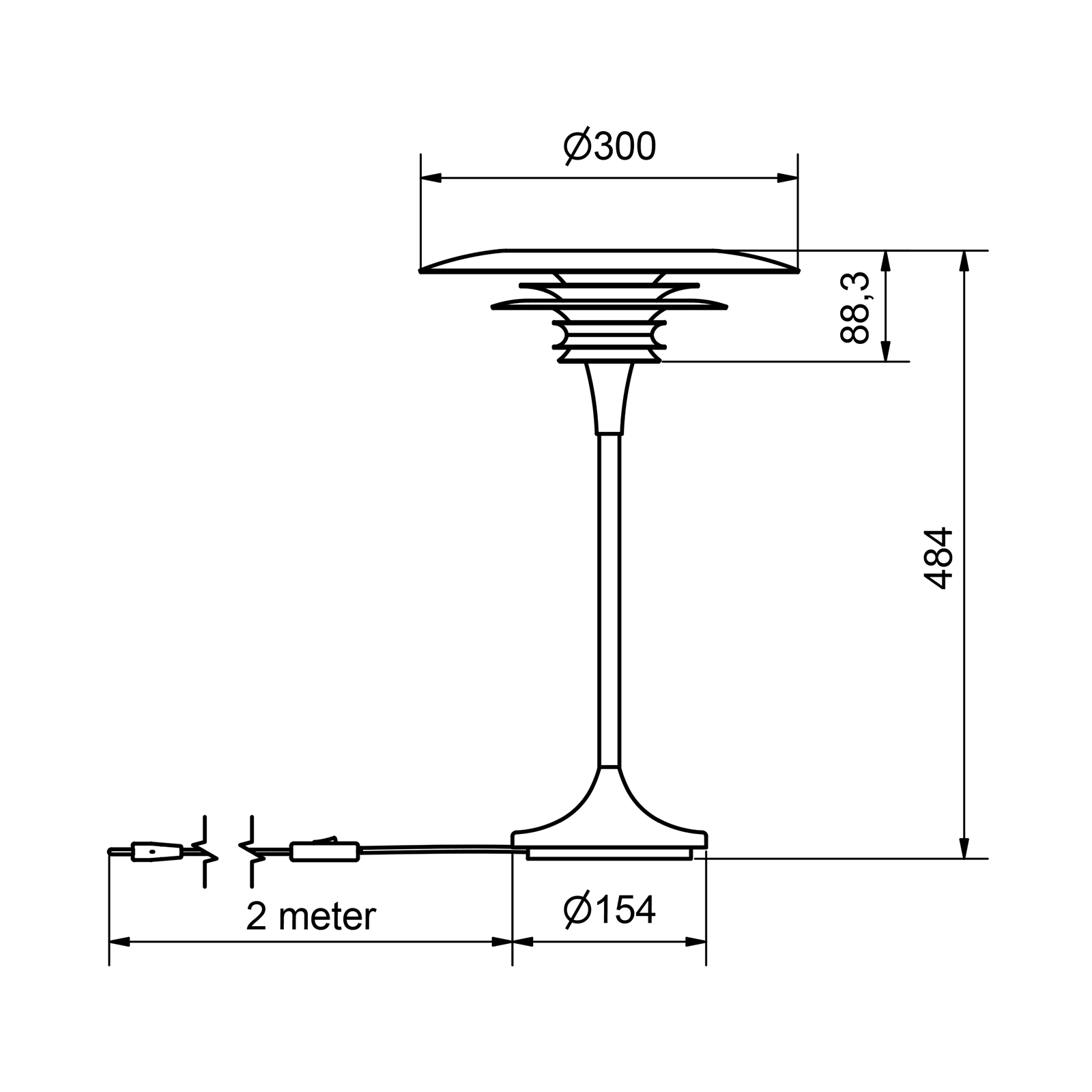 Belid Diablo Table Lamp 暗神系列 多層次 金屬桌燈 - 大尺寸 30 cm