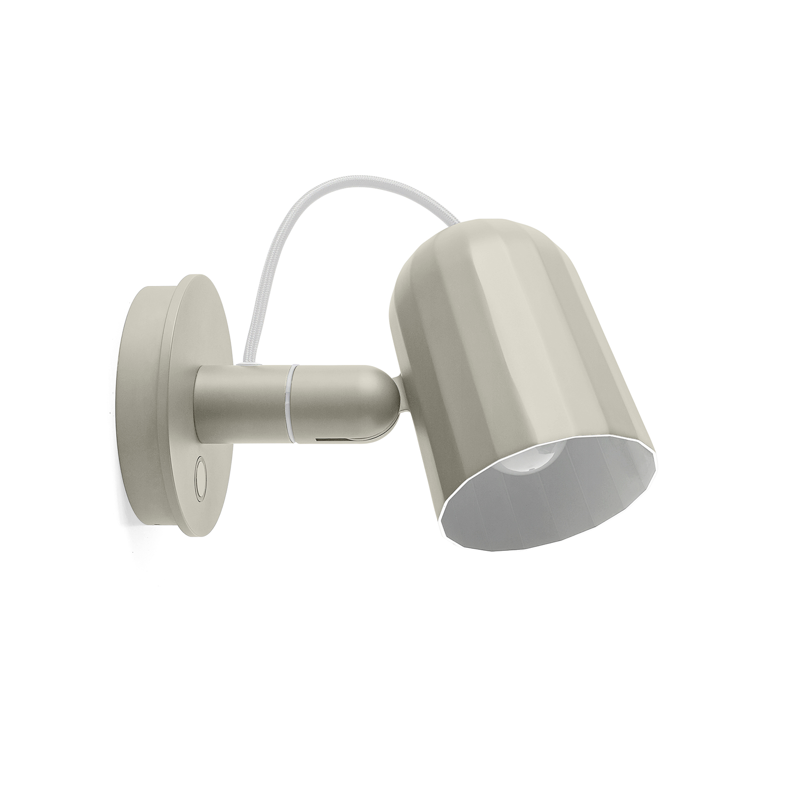 Hay Noc Wall Lamp Button 紐克系列 金屬壁燈 - 觸控開關款