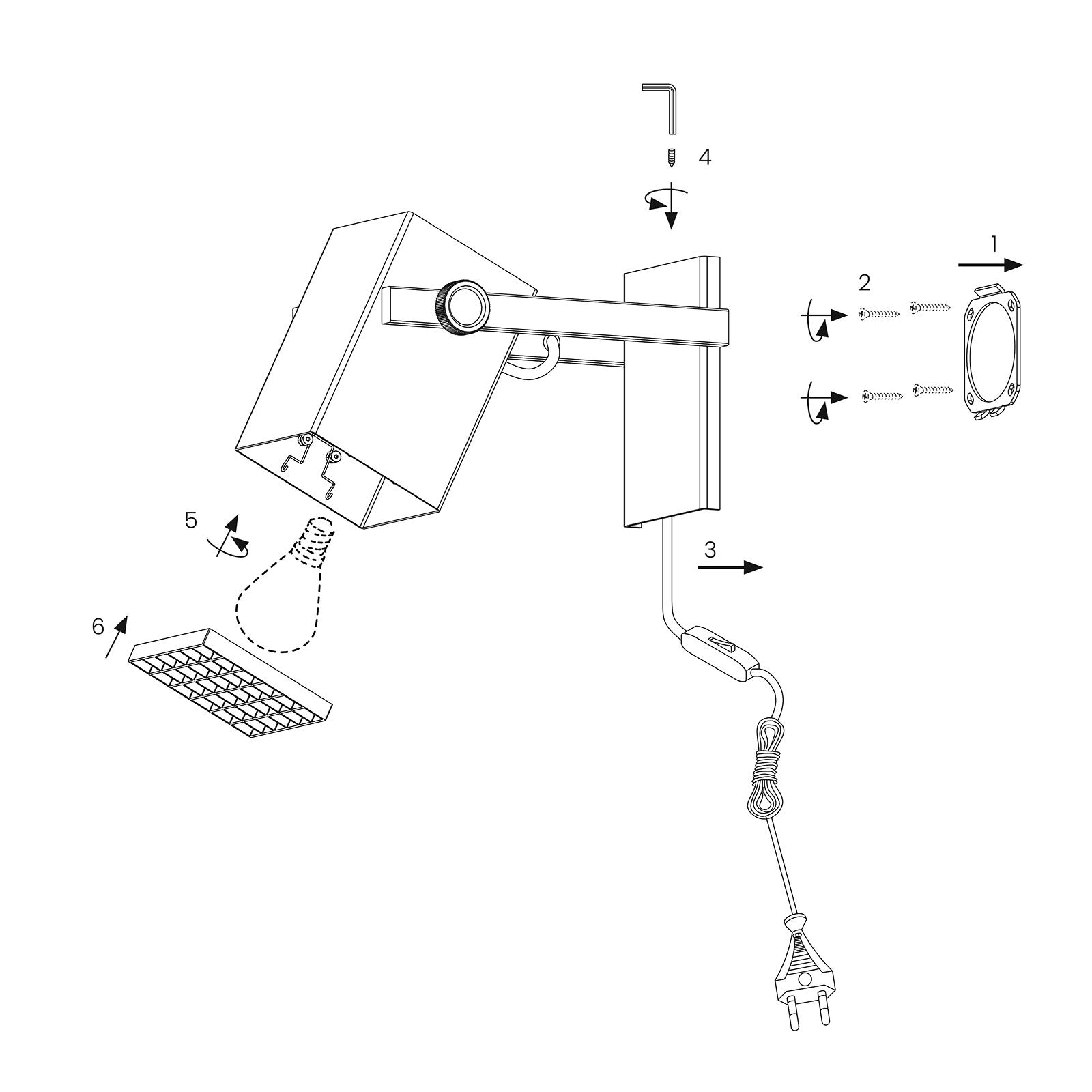 Frandsen BF Quadro Wall Lamp 方影系列 金屬壁燈