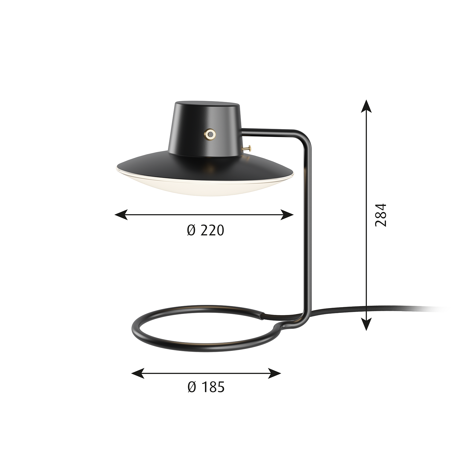Louis Poulsen AJ Oxford Table Lamp AJ 牛津 玻璃燈罩桌燈