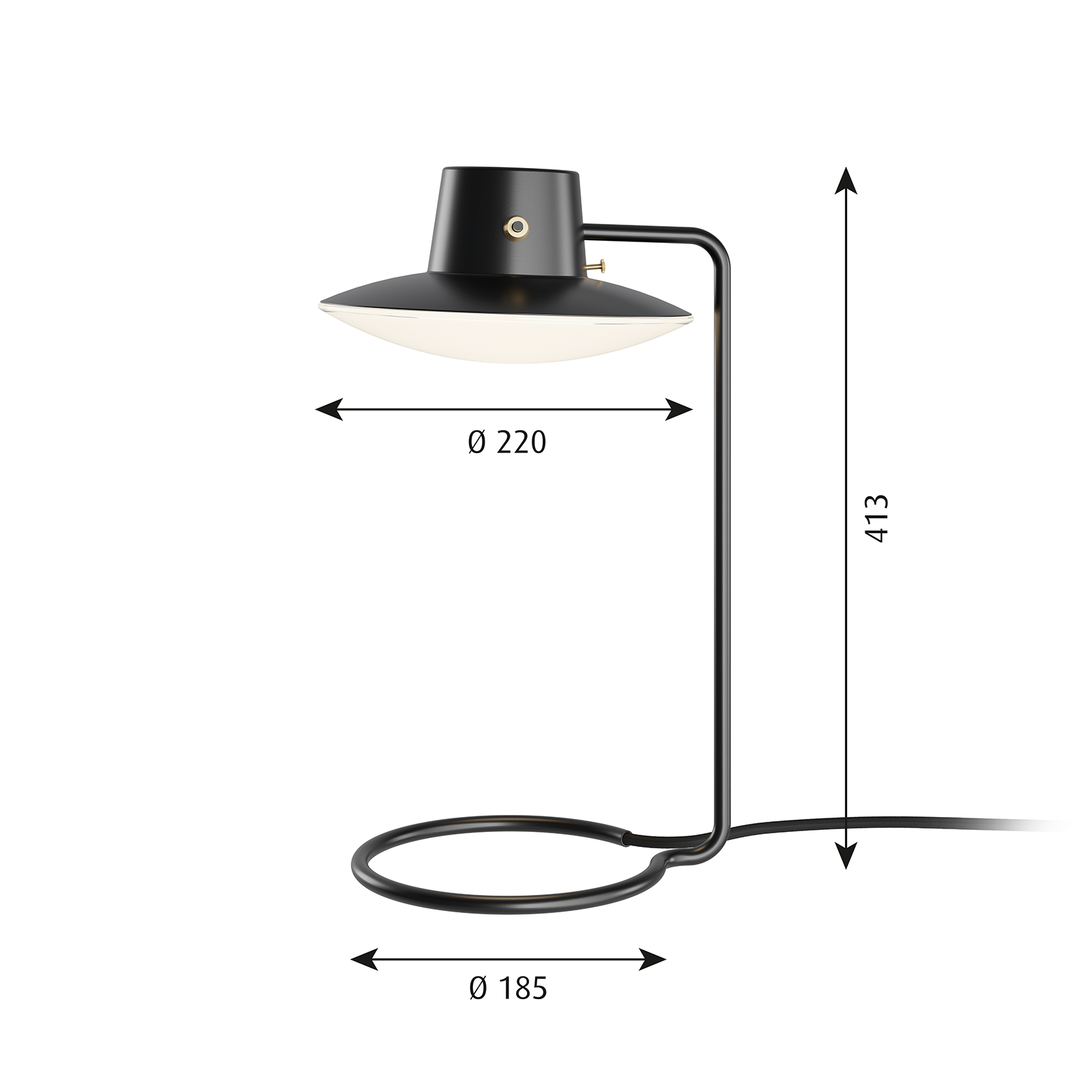 Louis Poulsen AJ Oxford Table Lamp AJ 牛津 玻璃燈罩桌燈