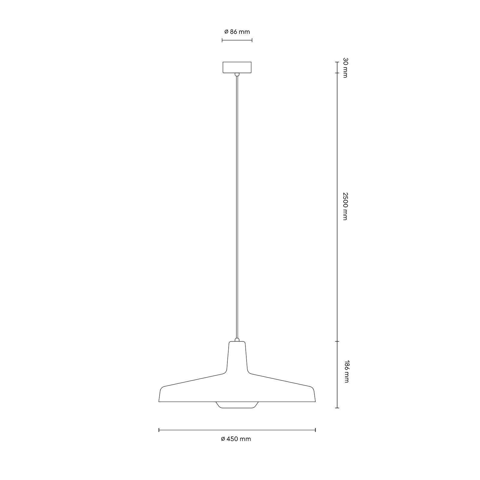 Grupa Arigato 45 Pendant Lamp 致禮系列 金屬吊燈 - 大尺寸 45 cm