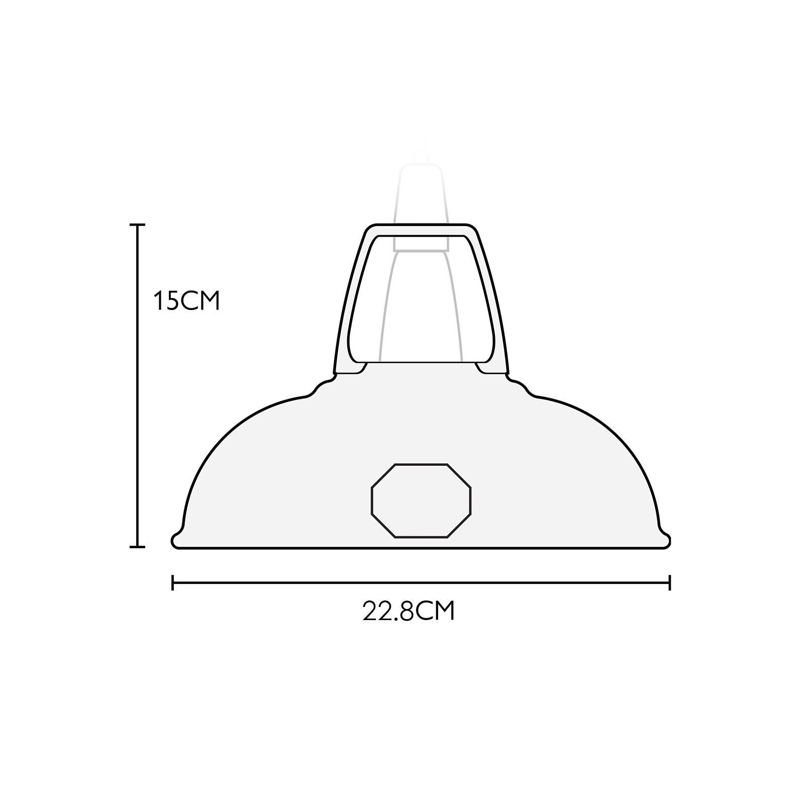 Coolicon Standard Original 1933 Design Pendant Light Small, 1933 英倫工業系列 金屬吊燈 - 小尺寸 22.8 cm