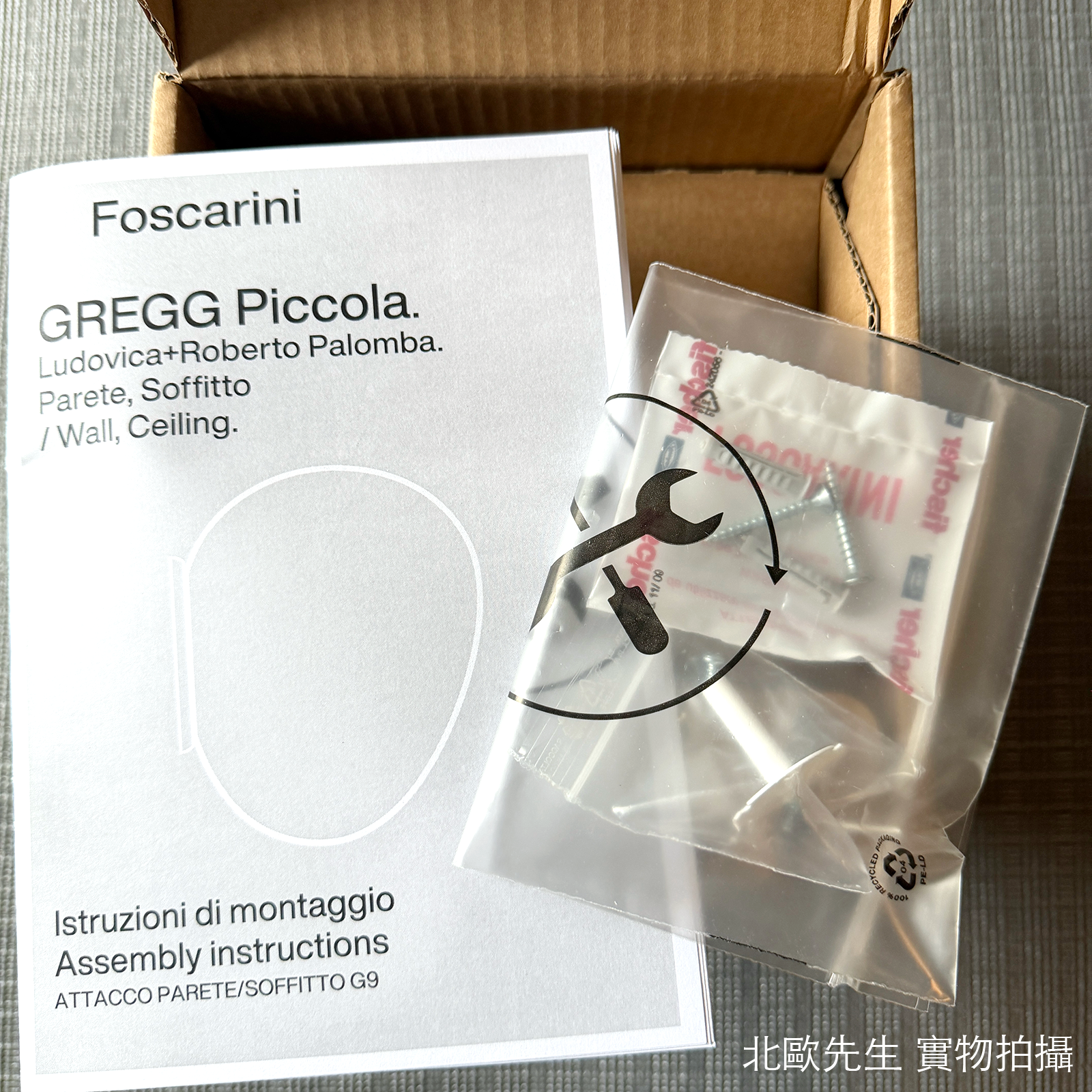 Foscarini Gregg Wall / Ceiling Lamp 重生系列 霧白玻璃 壁燈 / 吸頂燈