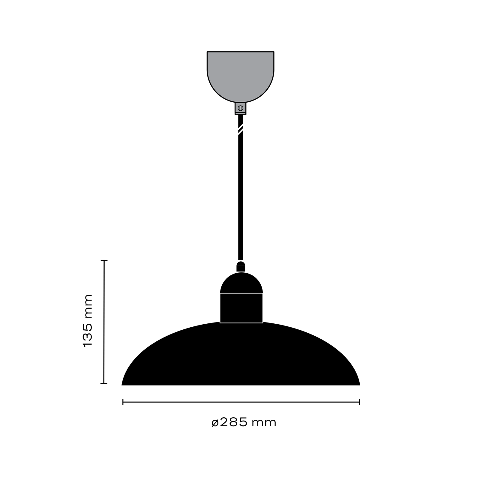Fritz Hansen Kaiser Idell 6631-P Pendant Lamp 凱瑟系列 金屬吊燈 - 圓直徑 28.5 cm