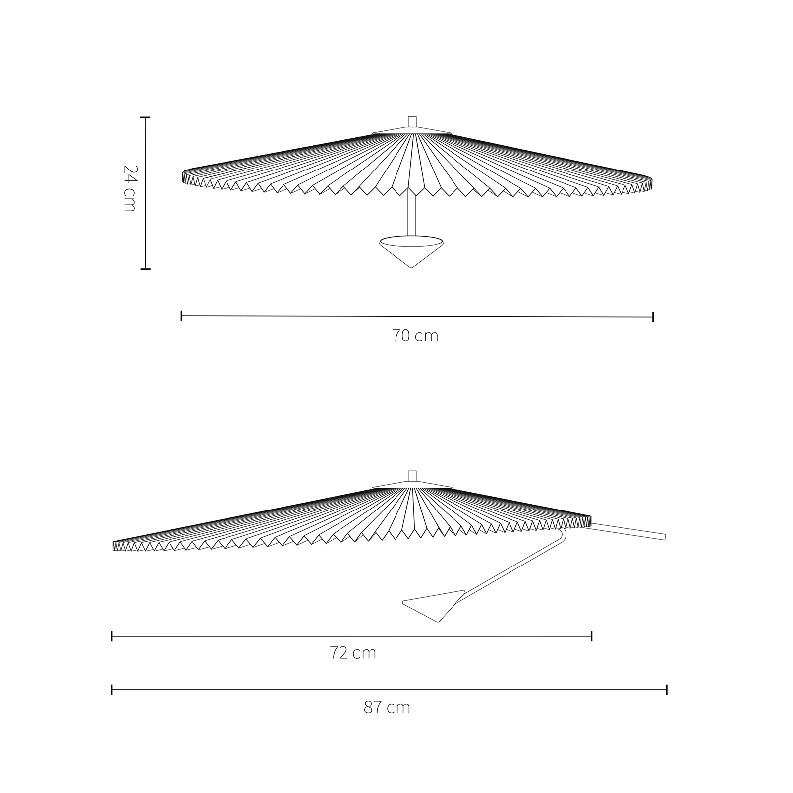 Gejst Liris Pendant 光扇系列 典雅吊燈